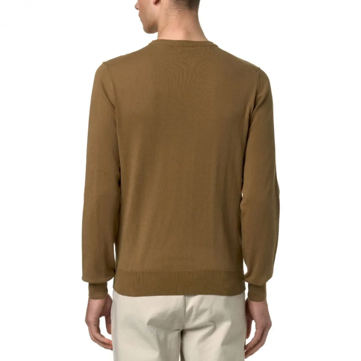 Maglione Sebastien Cotton Brown Corda