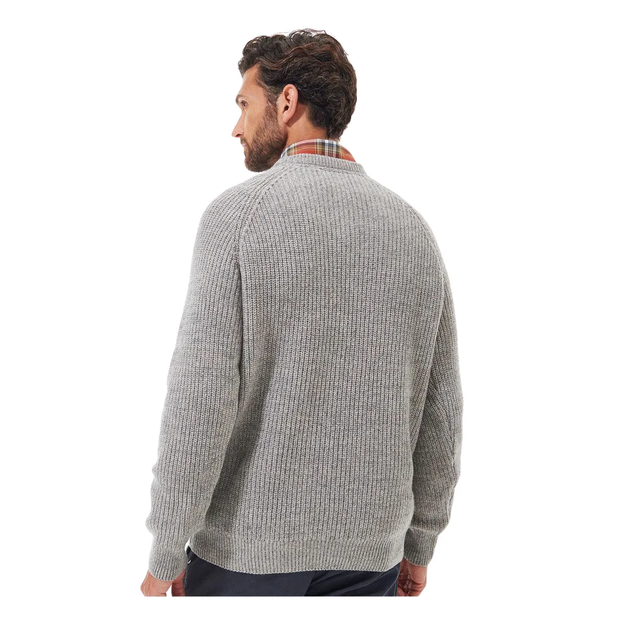 Maglione Uomo Barbour Horseford Grigio