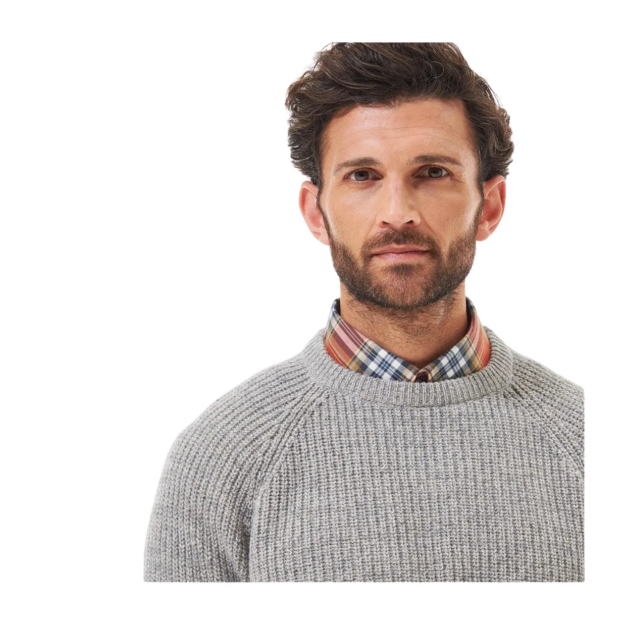 Maglione Uomo Barbour Horseford Grigio