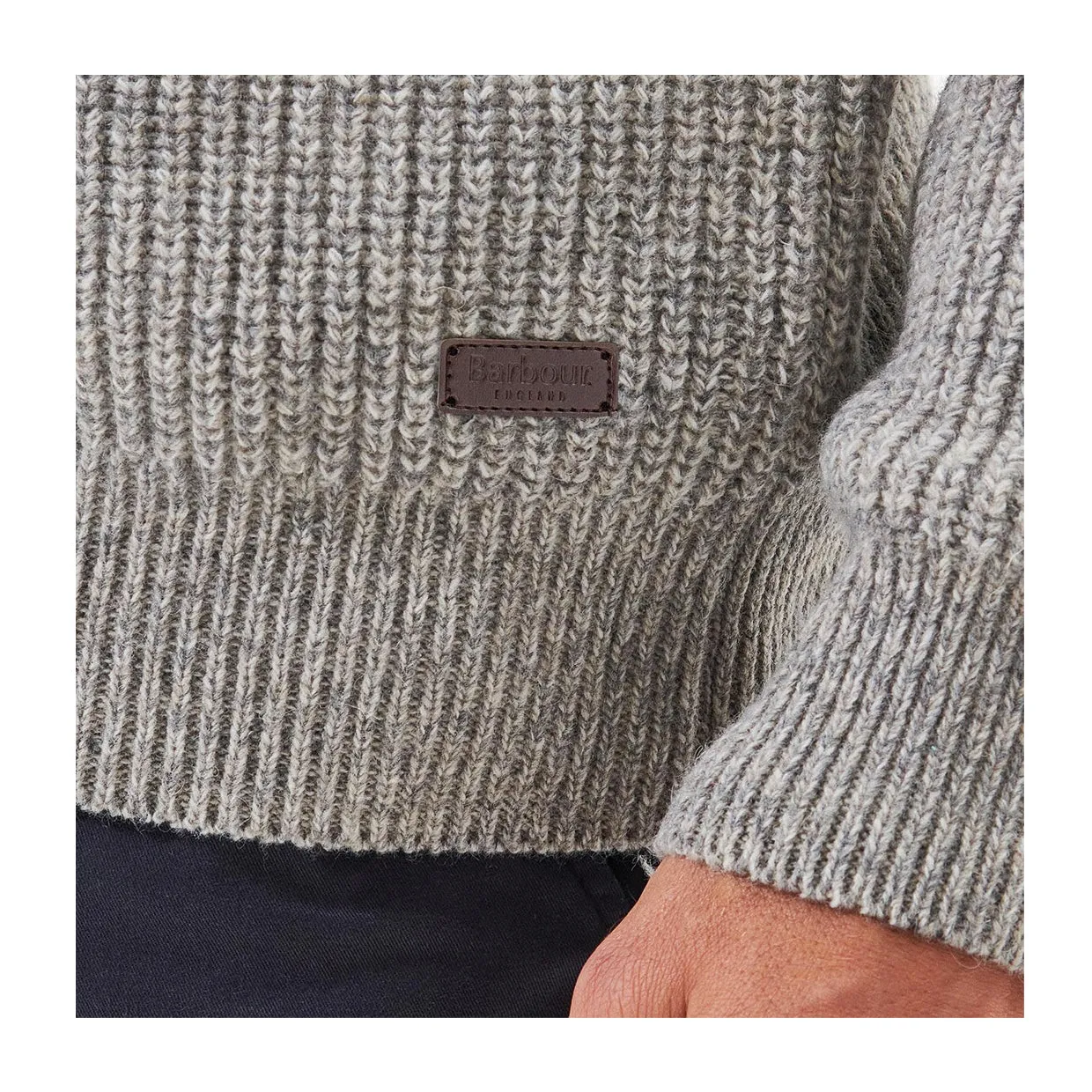 Maglione Uomo Barbour Horseford Grigio