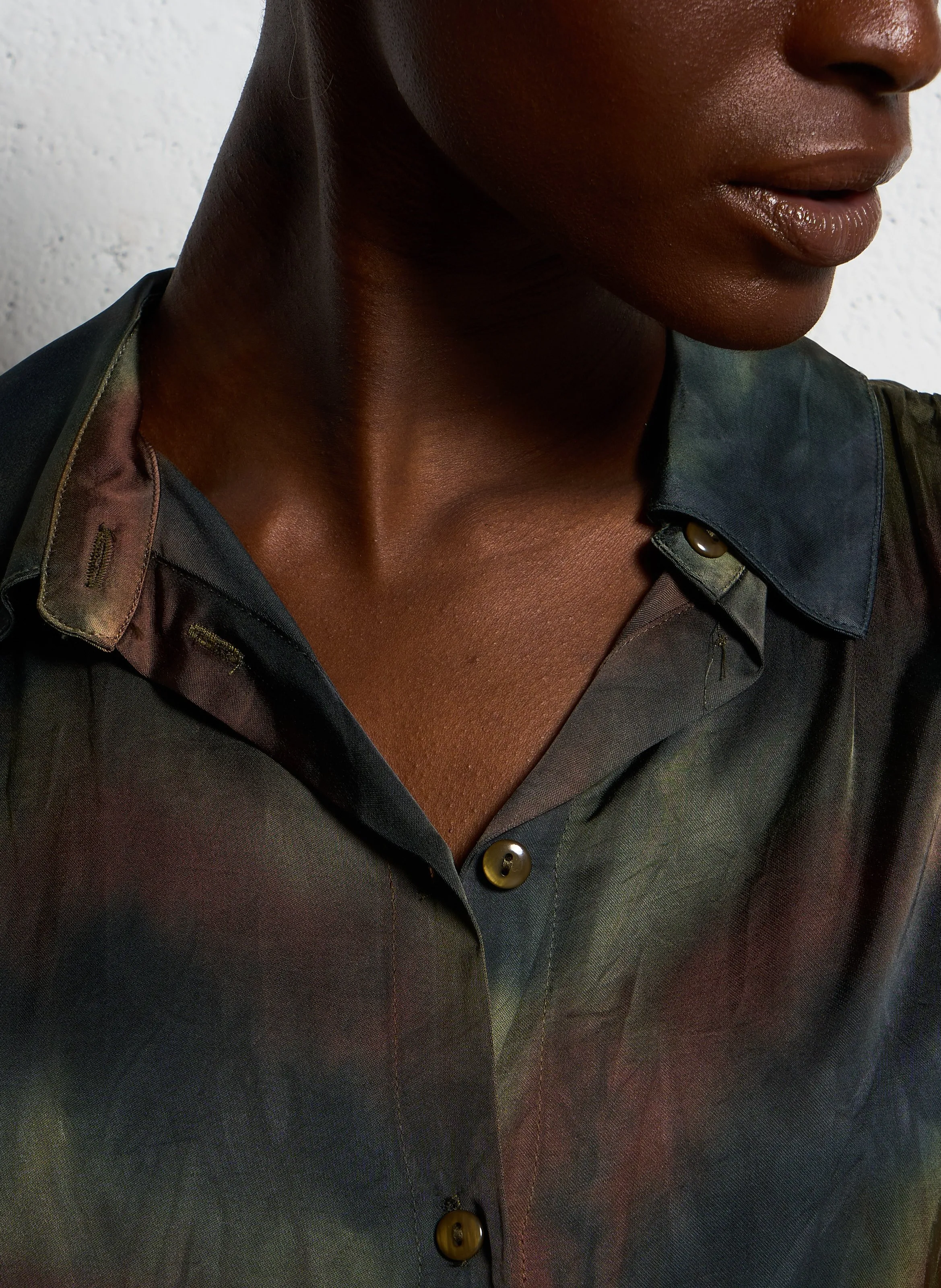  MAISON HOTEL   AKSEL - Camicia ampia scollo a V | Multicolore