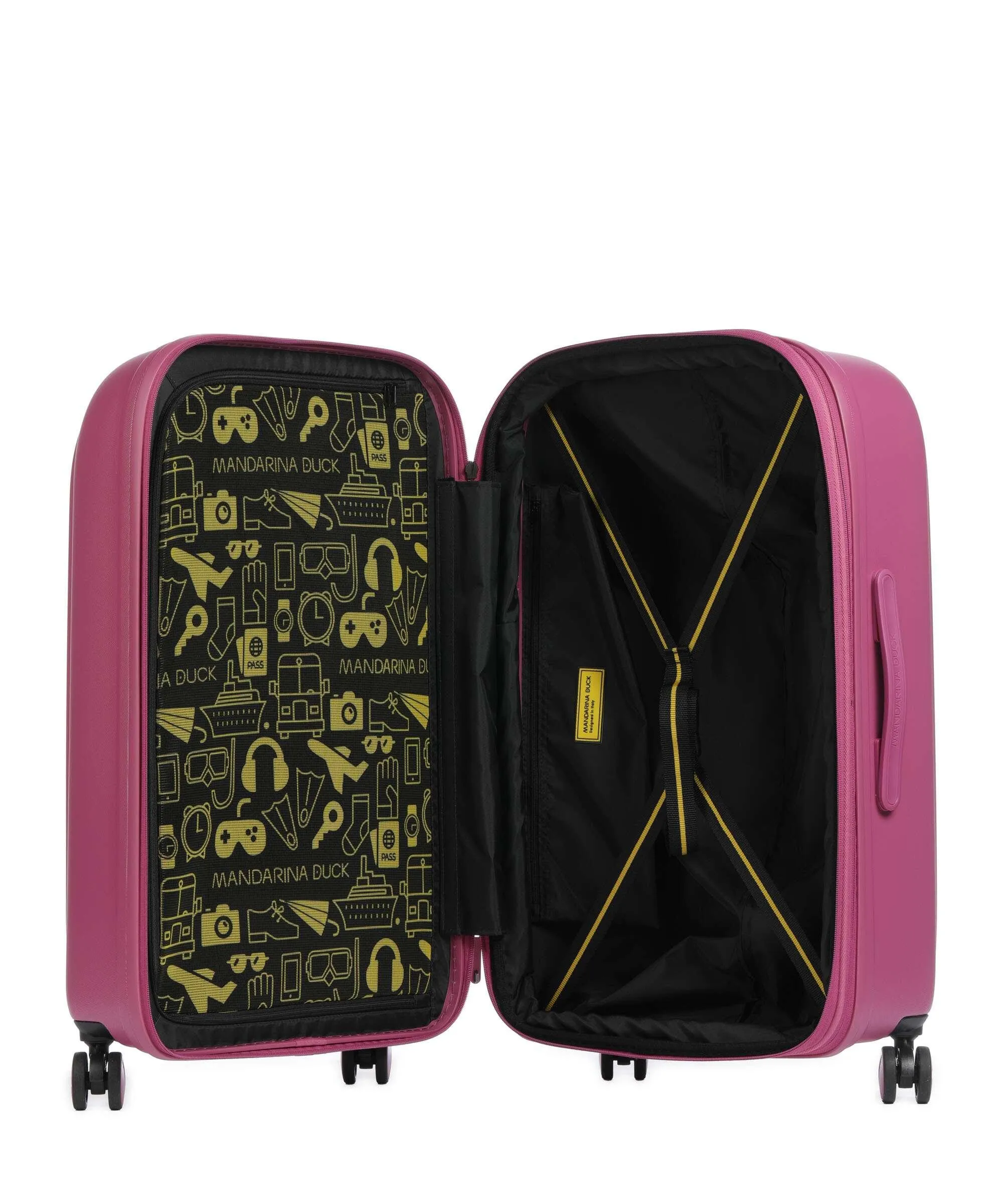  Mandarina Duck Logoduck+ Valigia trolley (4 ruote) viola 69 cm  