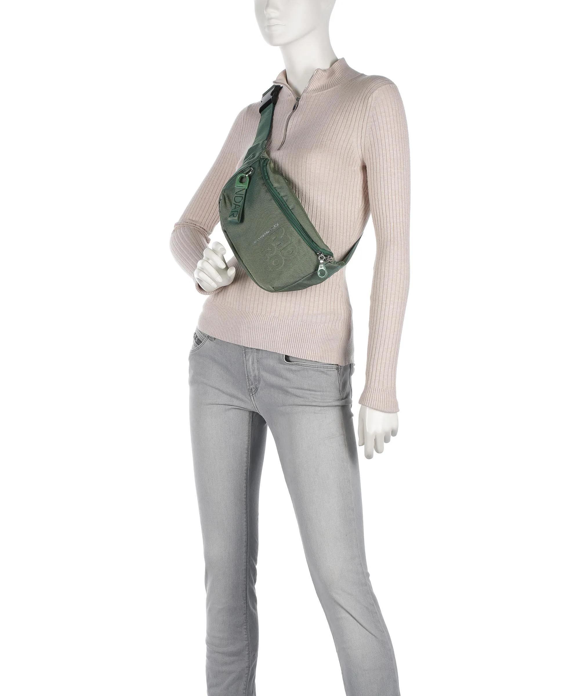  Mandarina Duck MD20 Marsupio poliestere verde  