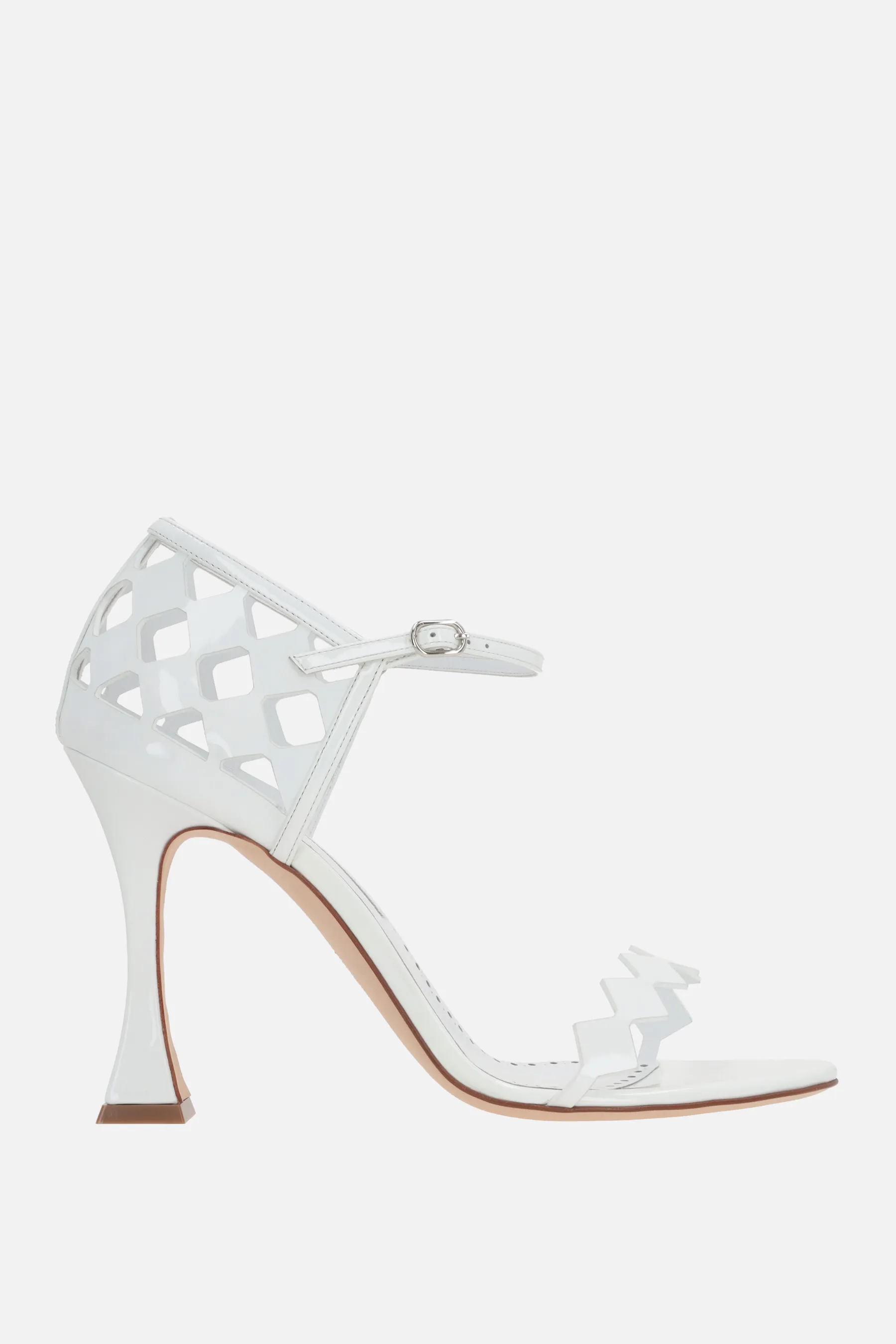  MANOLO BLAHNIK sandalo Kalun in vernice 