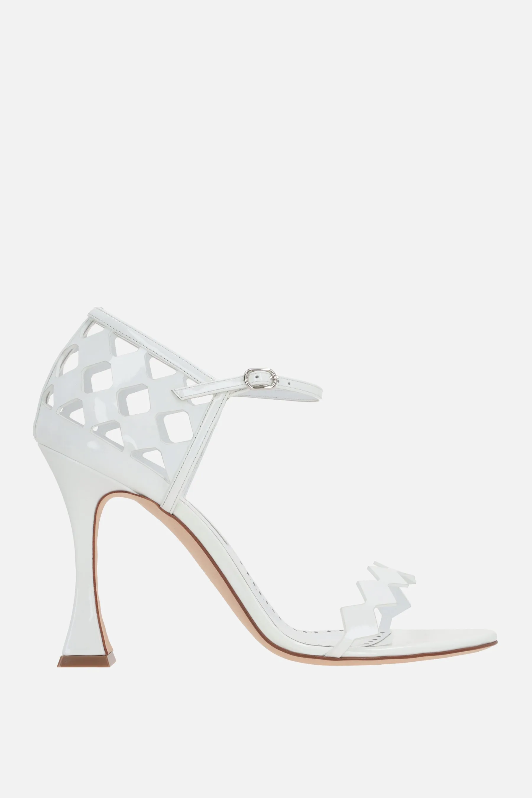  MANOLO BLAHNIK sandalo Kalun in vernice 