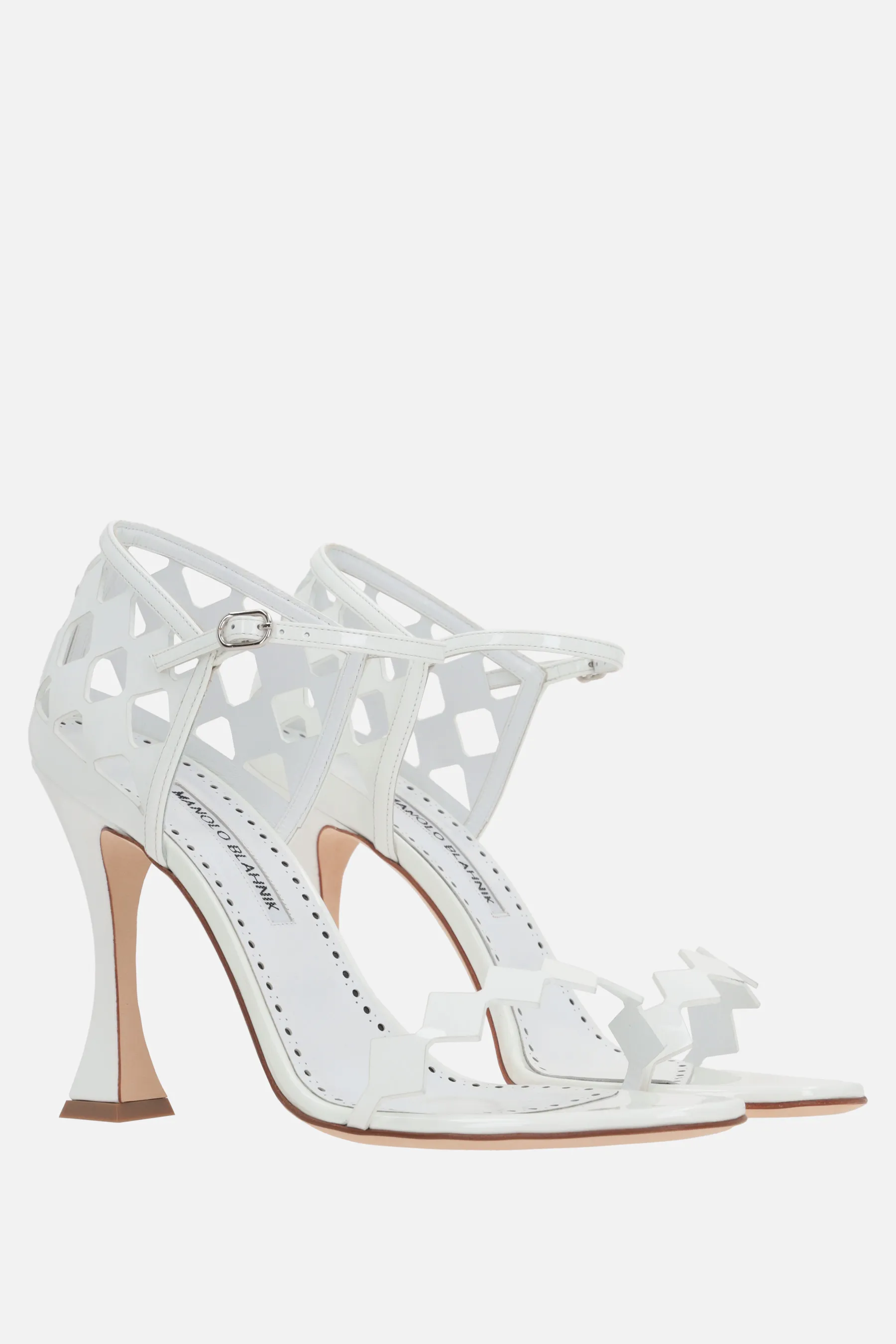  MANOLO BLAHNIK sandalo Kalun in vernice 