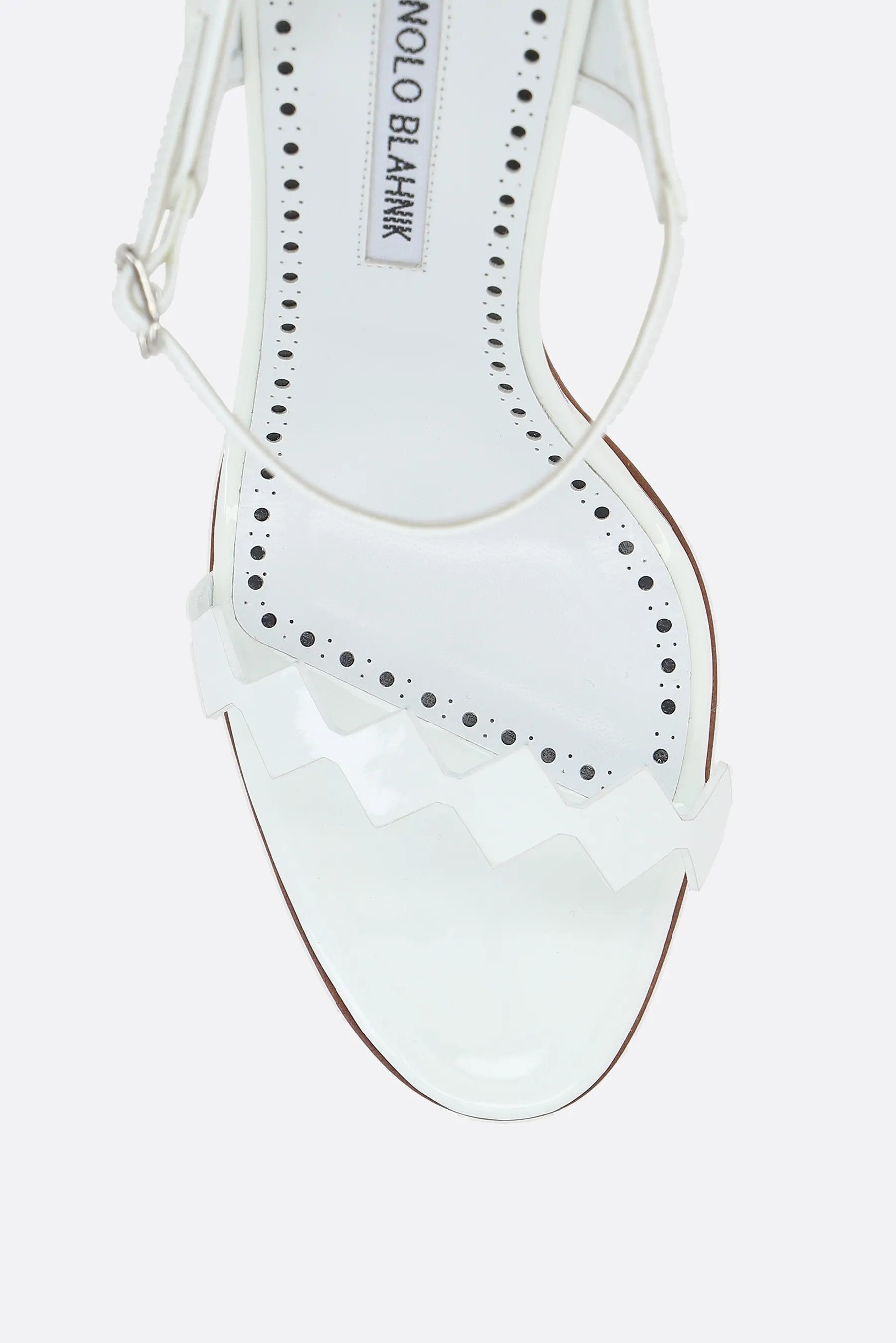  MANOLO BLAHNIK sandalo Kalun in vernice 