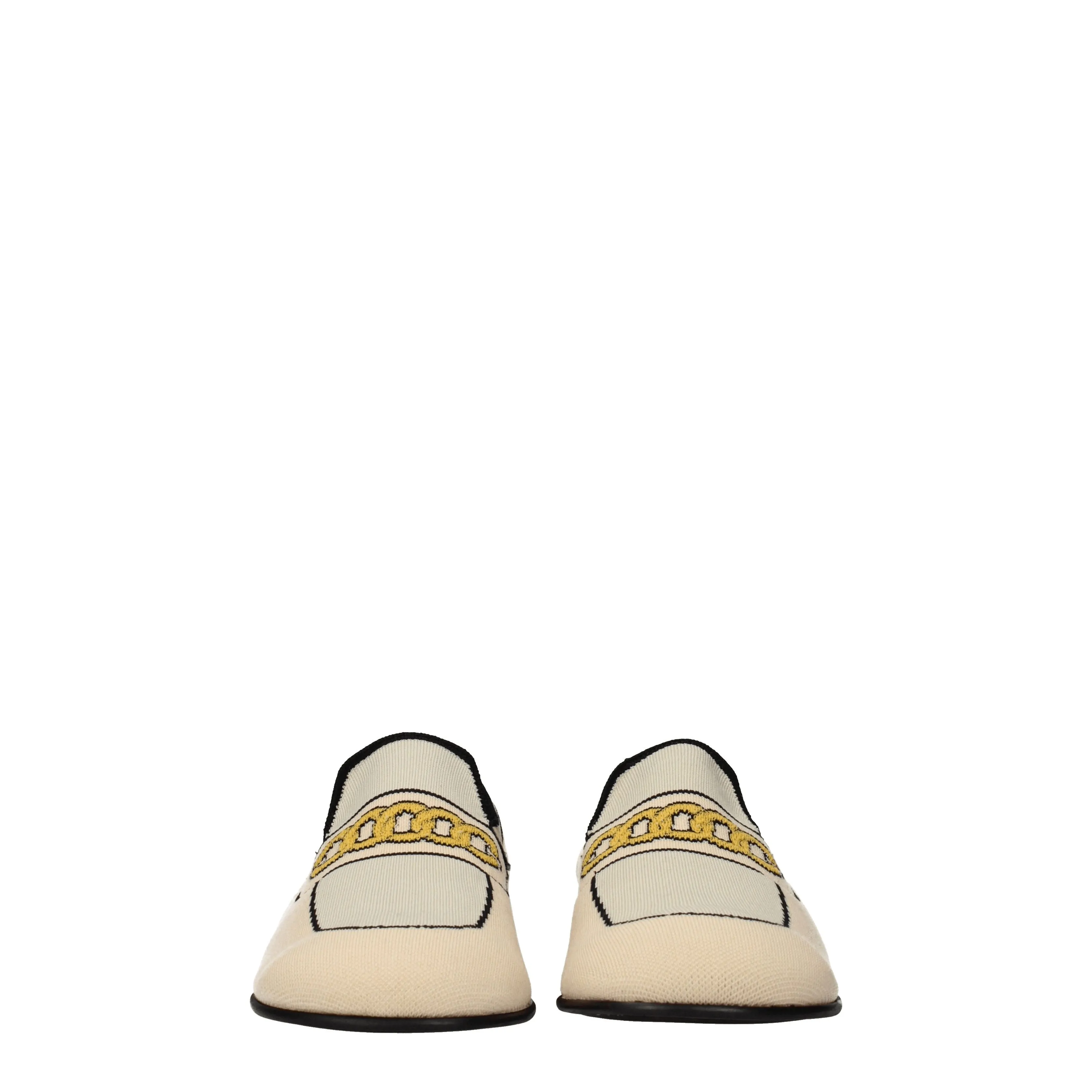 Marni Mocassini Donna Tessuto Beige