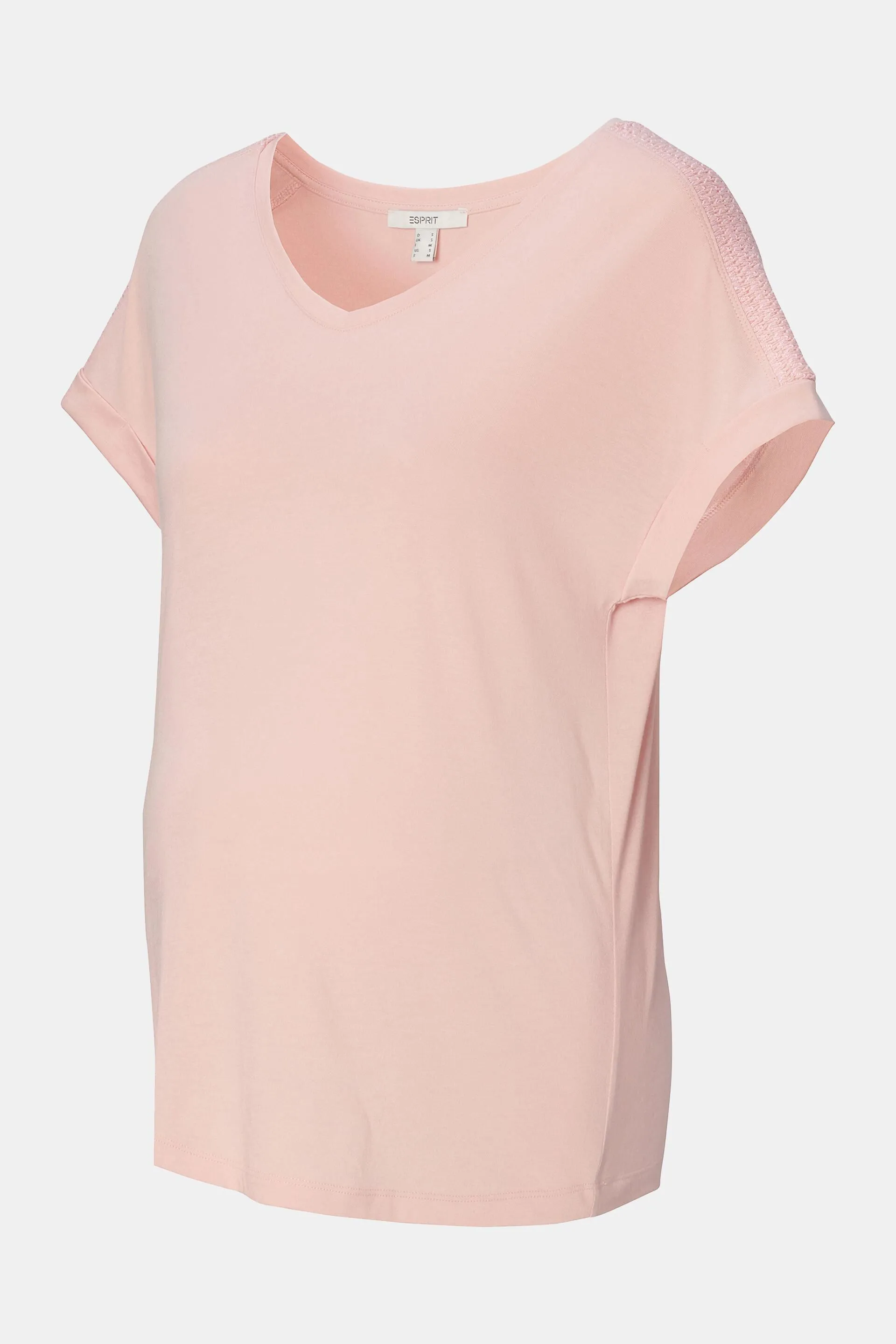 MATERNITY T-Shirt arricciata con scollo a V