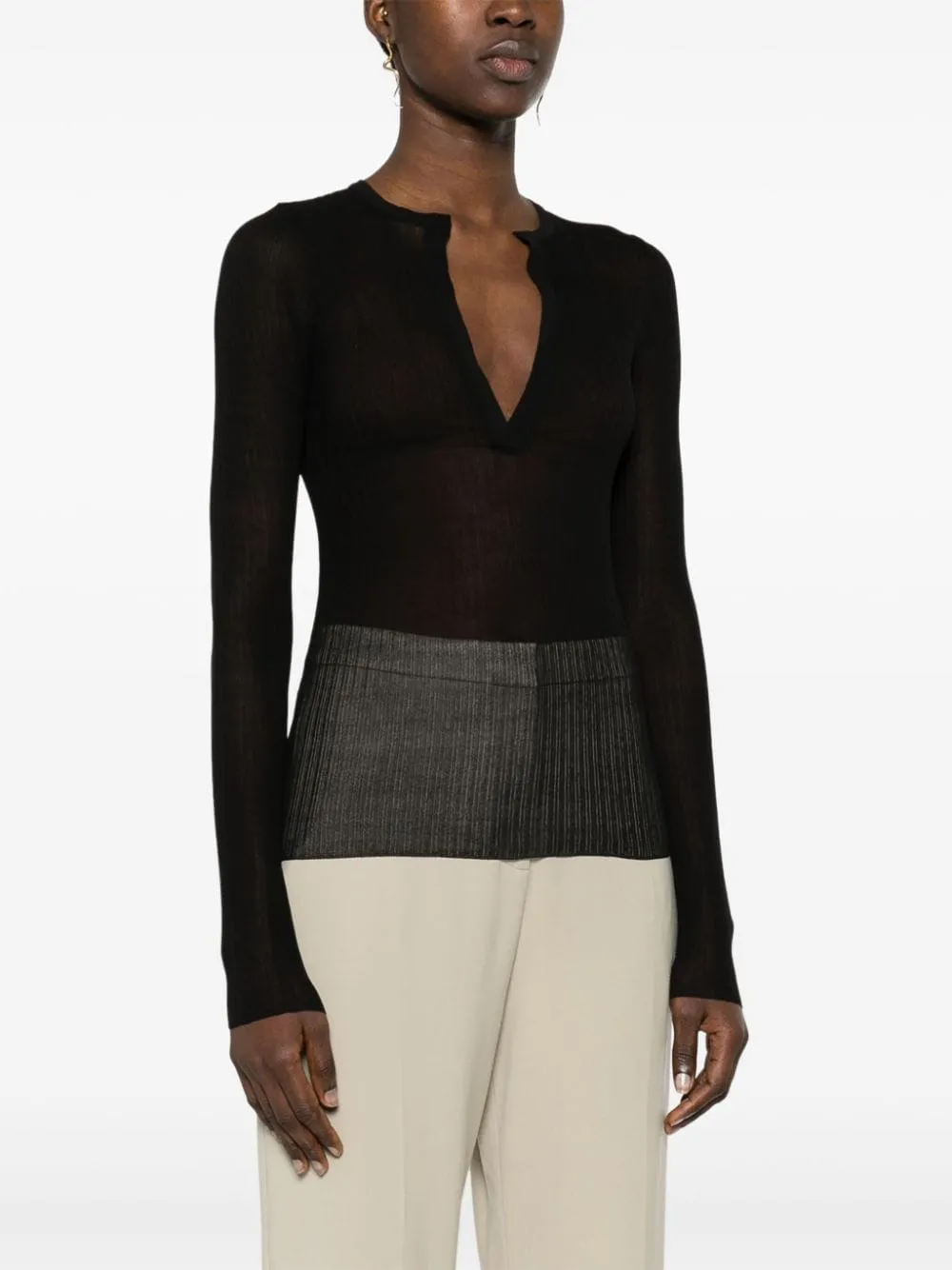 MAX MARA Maglia a coste