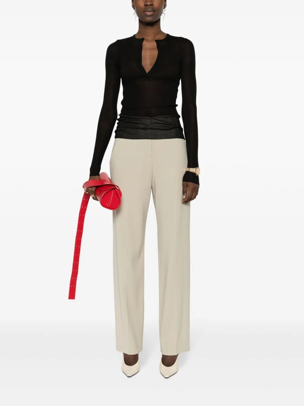 MAX MARA Maglia a coste