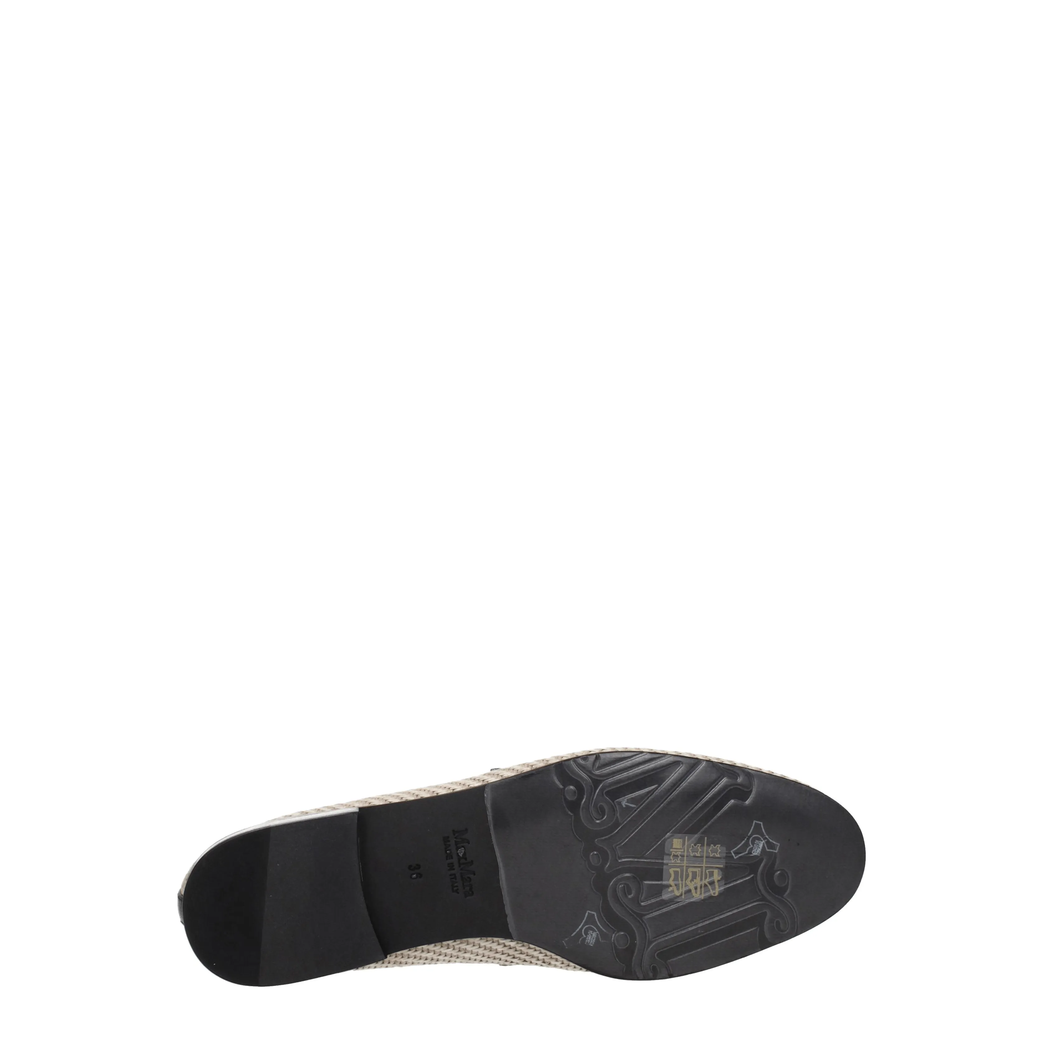 Max Mara Mocassini Lizia Donna Tessuto Beige/Deserto Caldo