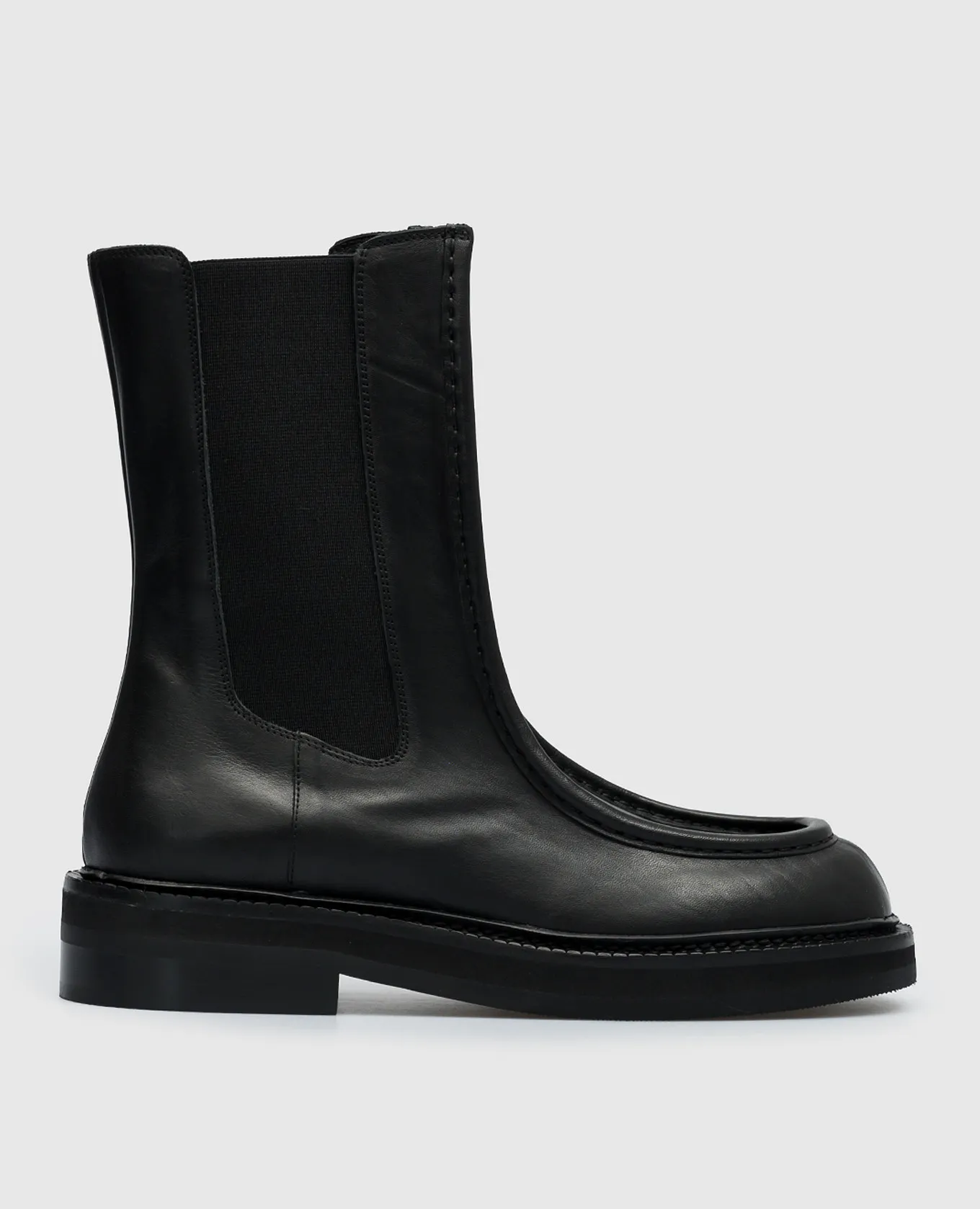 Max Mara Sportmax Stivaletti Chelsea Talentow in pelle nera TALENTO