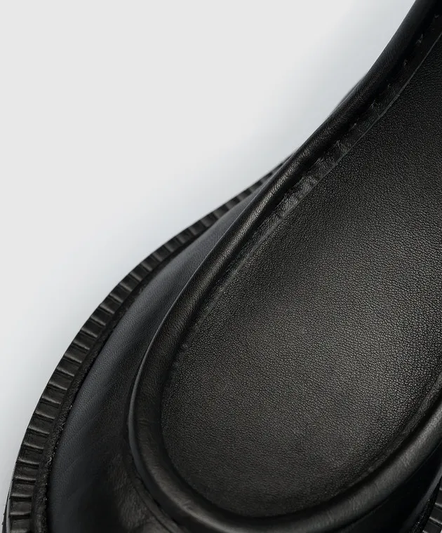 Max Mara Sportmax Stivaletti Chelsea Talentow in pelle nera TALENTO