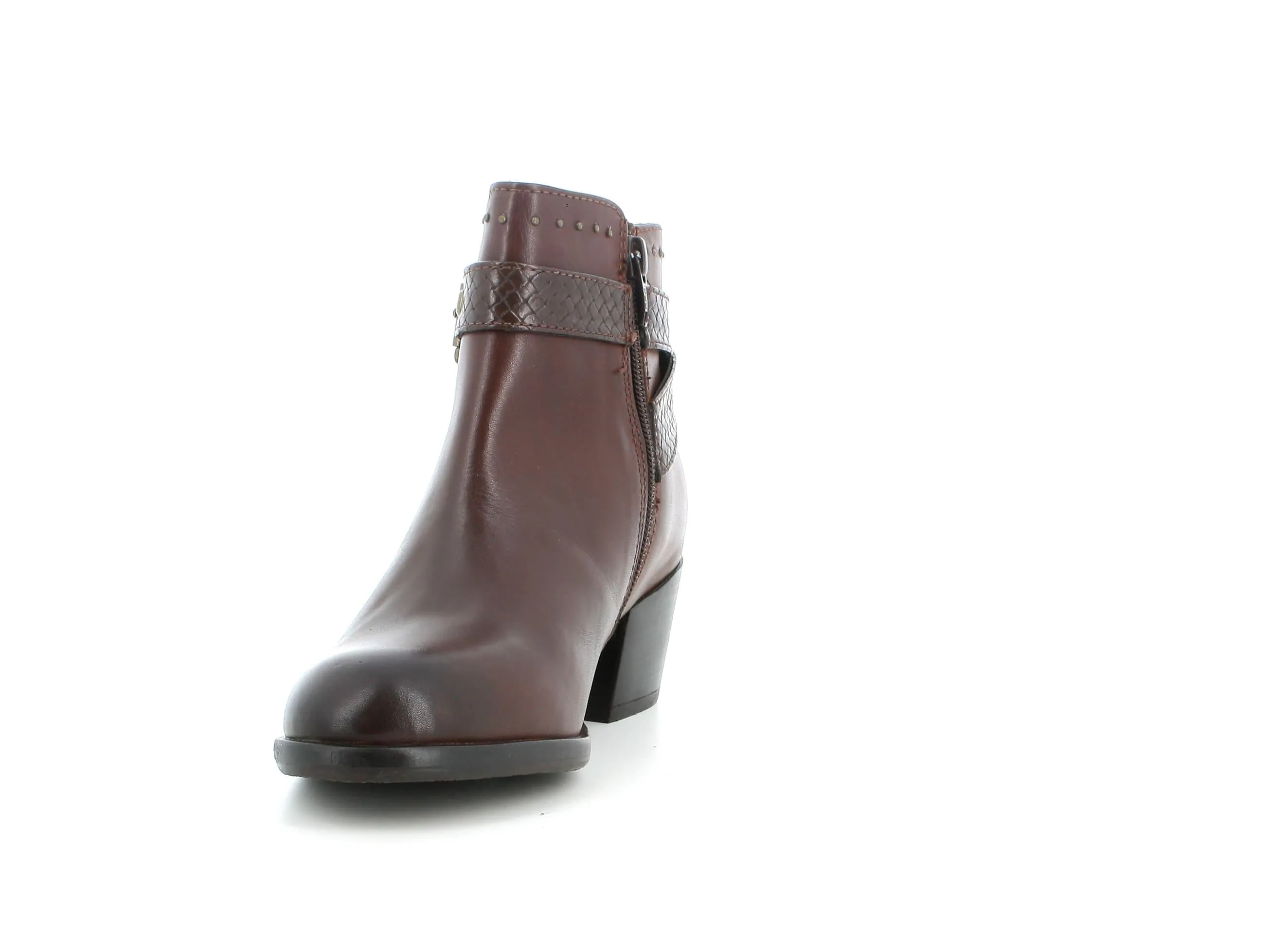 Melluso donna stivaletti in pelle marrone