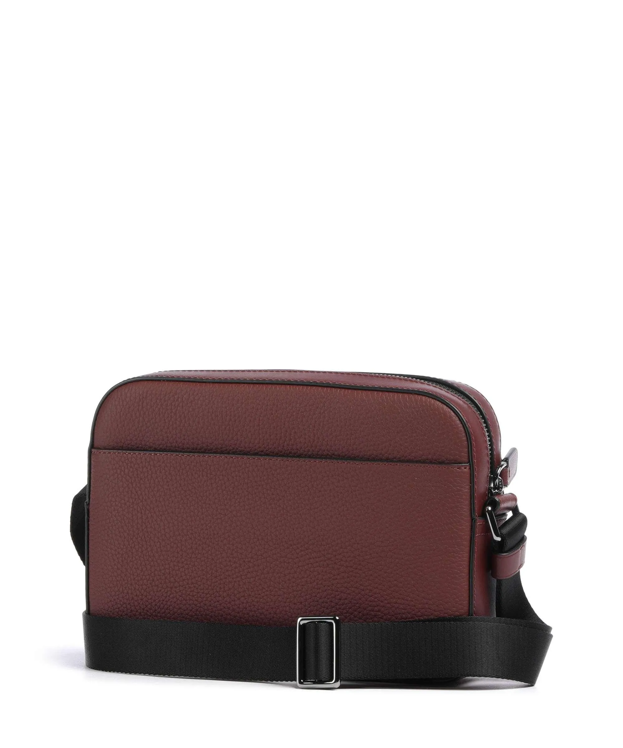  Michael Kors Hudson Borsa a tracolla pelle di vacchetta grana marrone scuro  