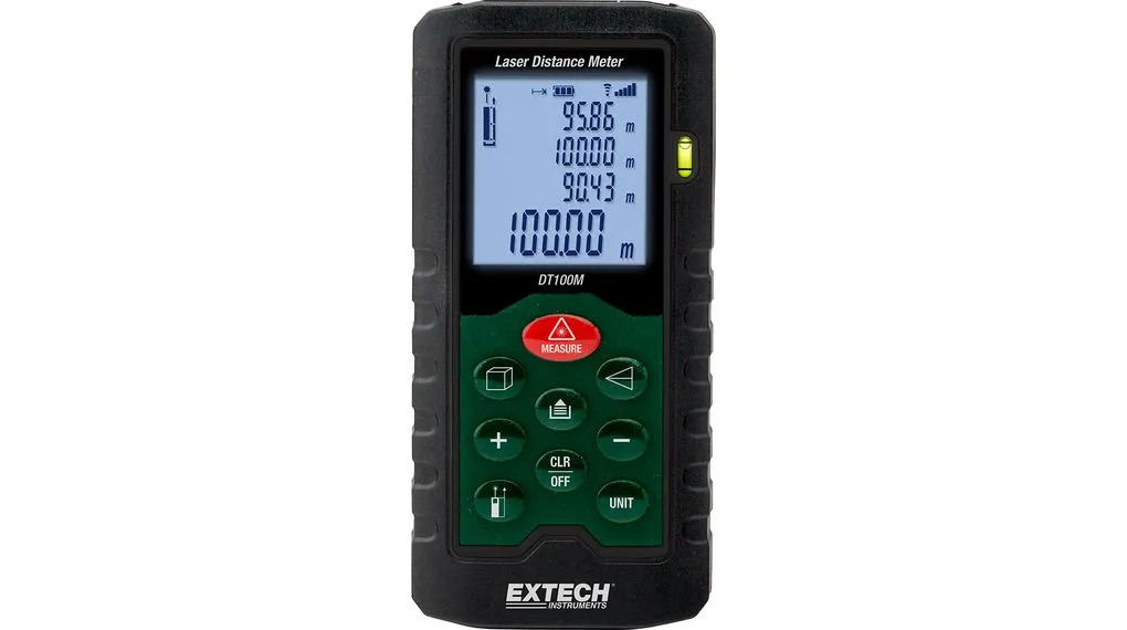 Misuratore di distanza Extech DT100M, 0,05 → 100m, precisione ±2 mm