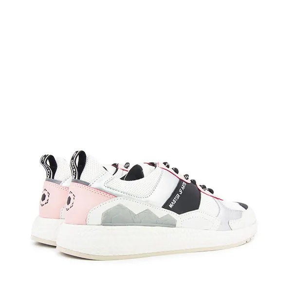 MOA SNEAKERS M1005 FUTURA BIANCO-ROSA-GRIGIO