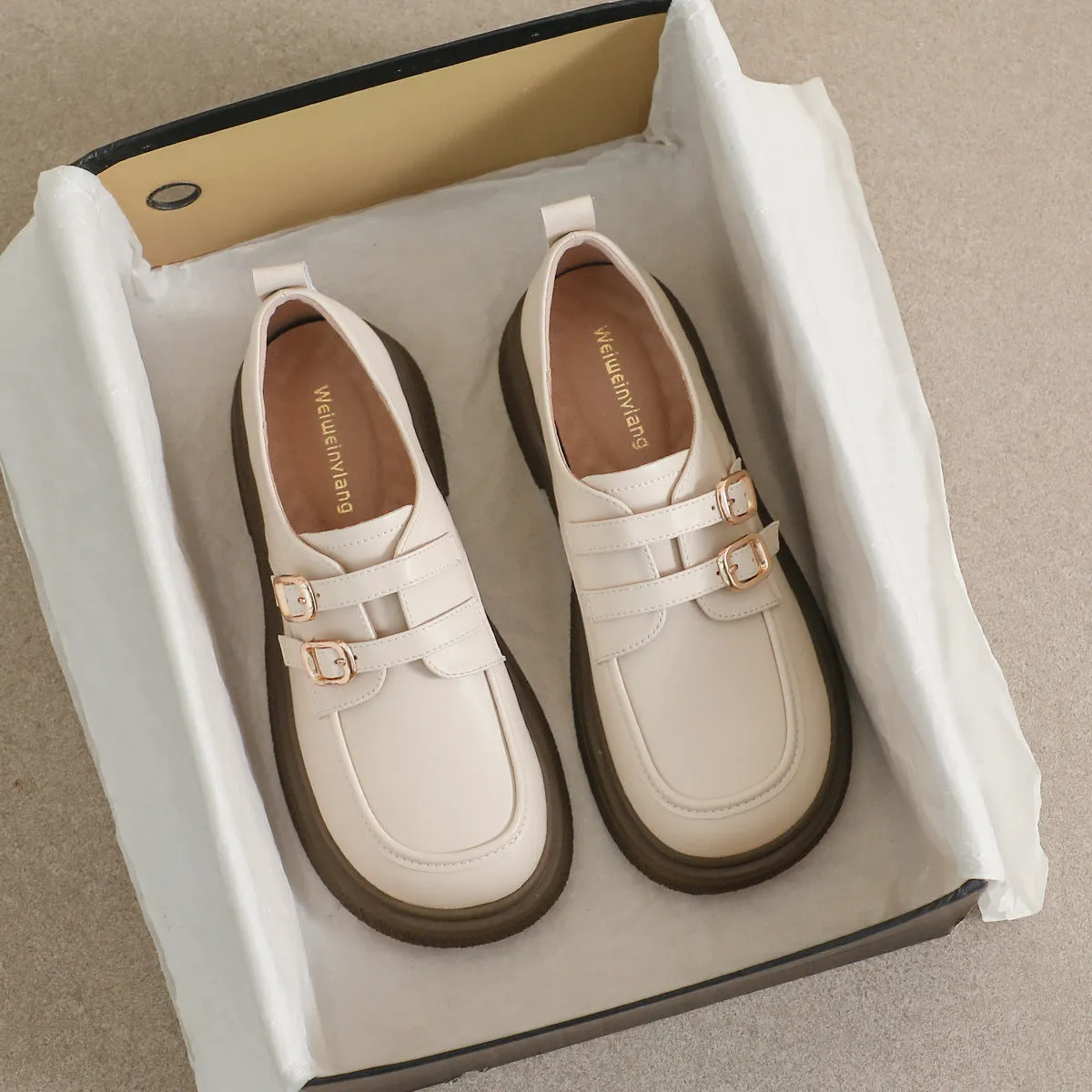 Mocassini casual piatti morbidi da donna, moda minimalista