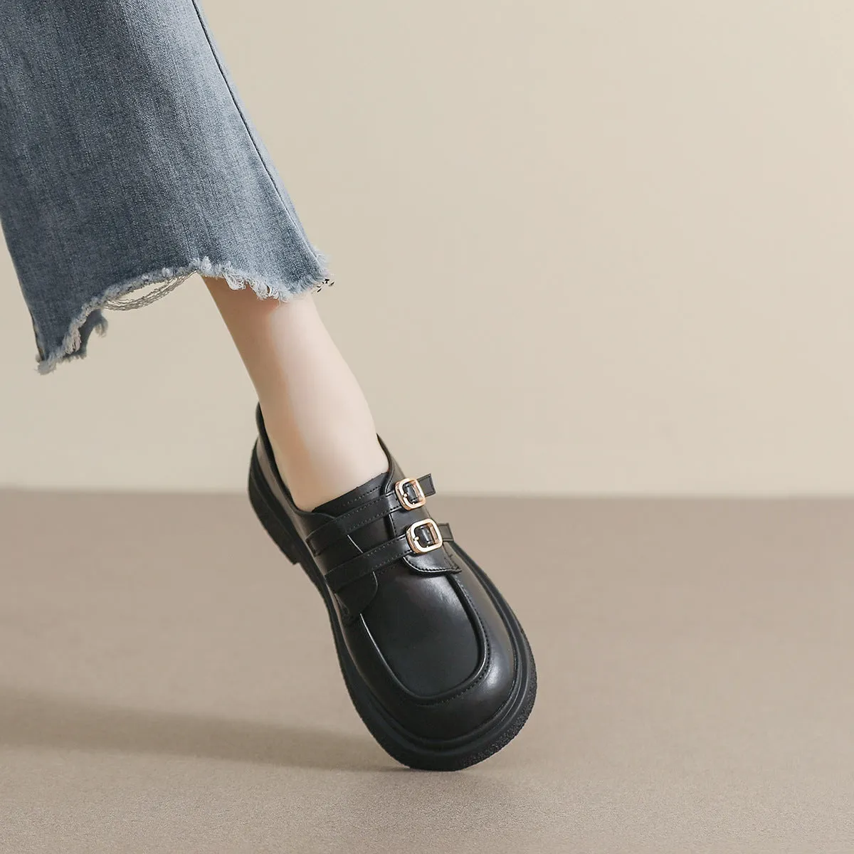 Mocassini casual piatti morbidi da donna, moda minimalista