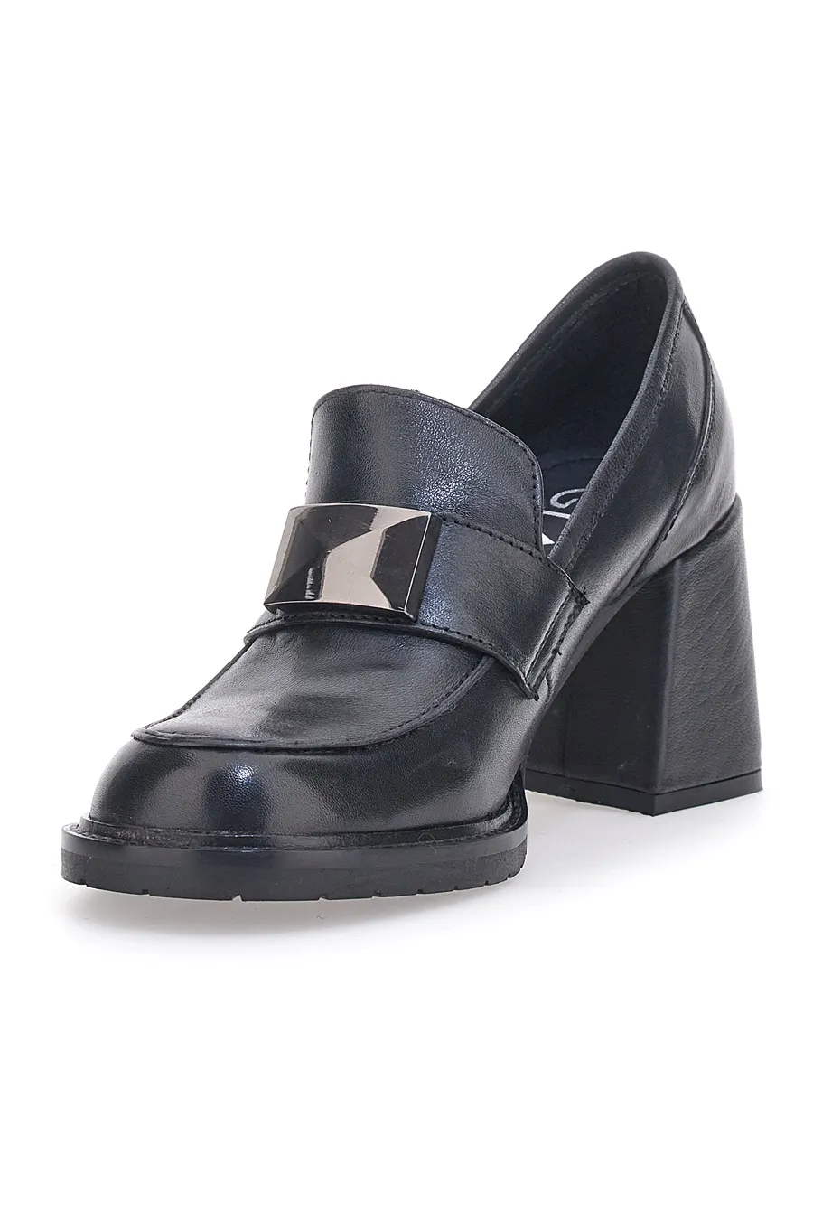 Mocassini con Tacco Pittarello Glam 7012 Neri