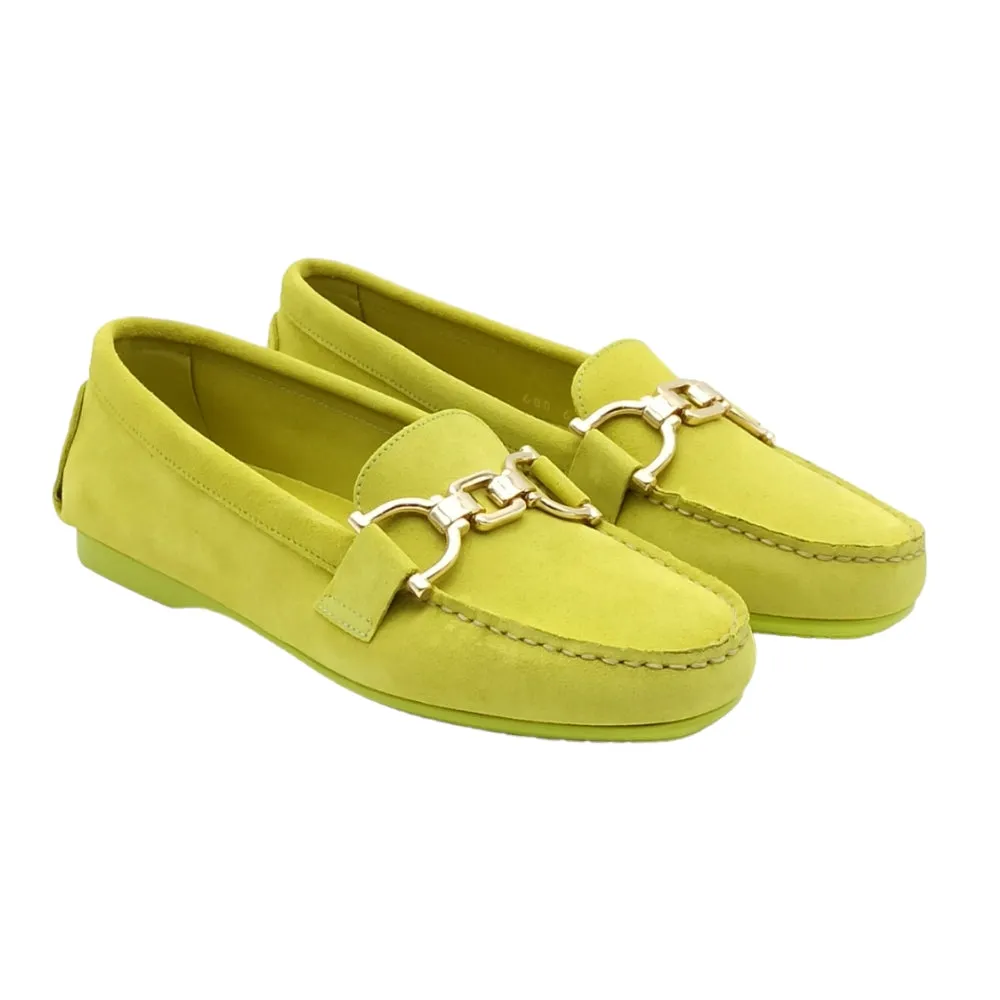 Mocassini Donna colorati 68D6 Frau castorino cedro