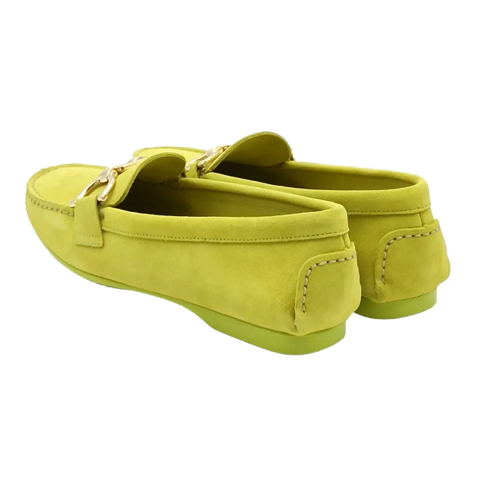 Mocassini Donna colorati 68D6 Frau castorino cedro