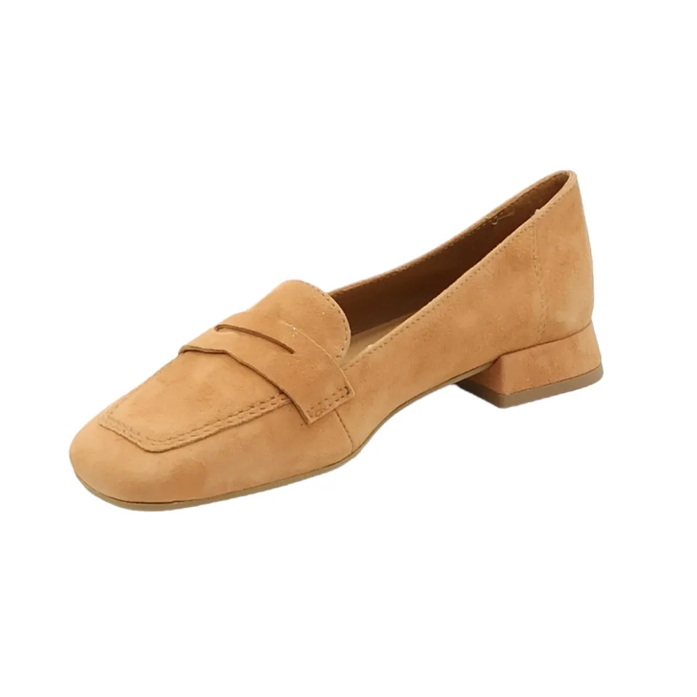 Mocassini Donna in camoscio Francesco Brunelli BC109 CUOIO