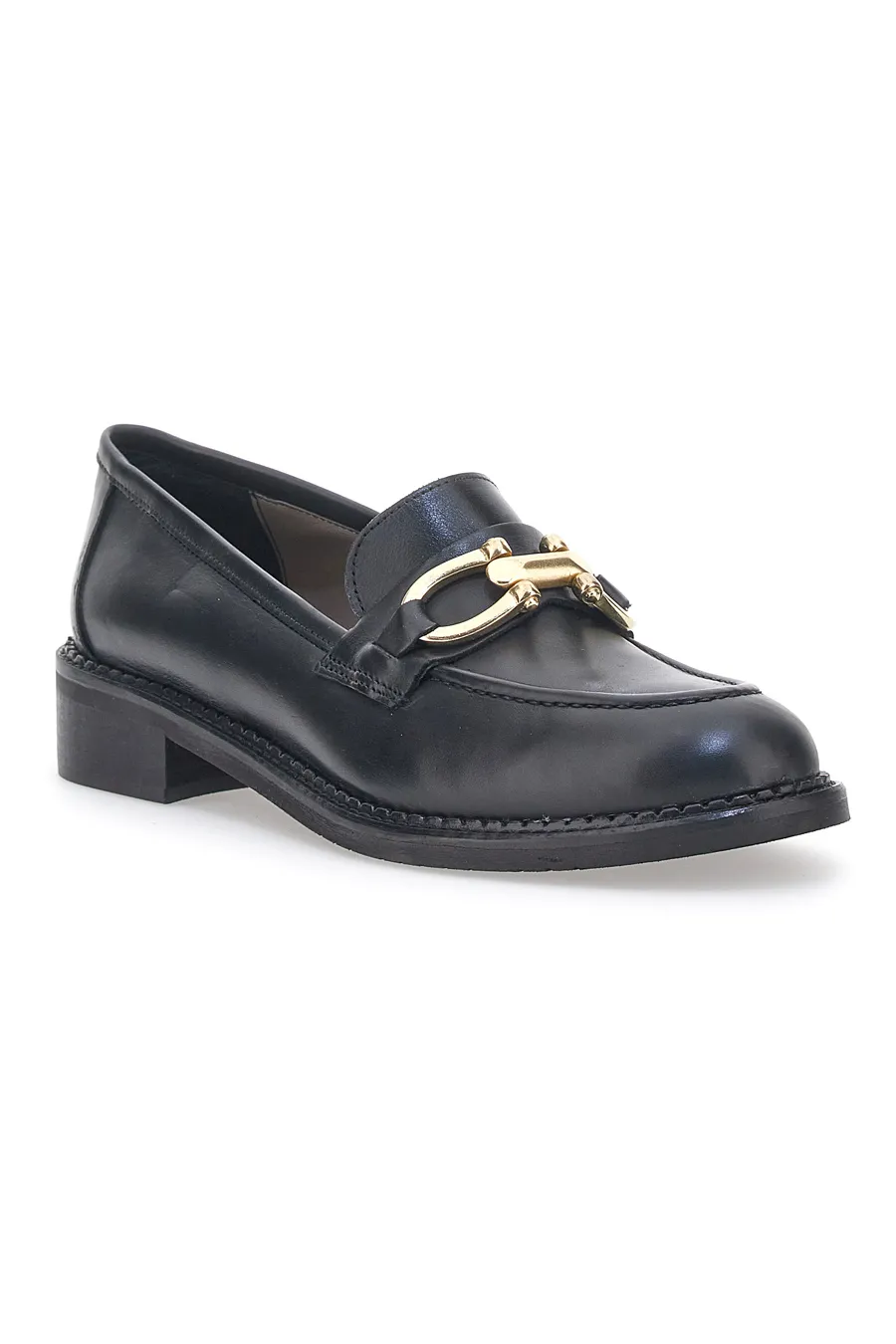 Mocassini Pittarello Look 3027 Neri Vera Pelle