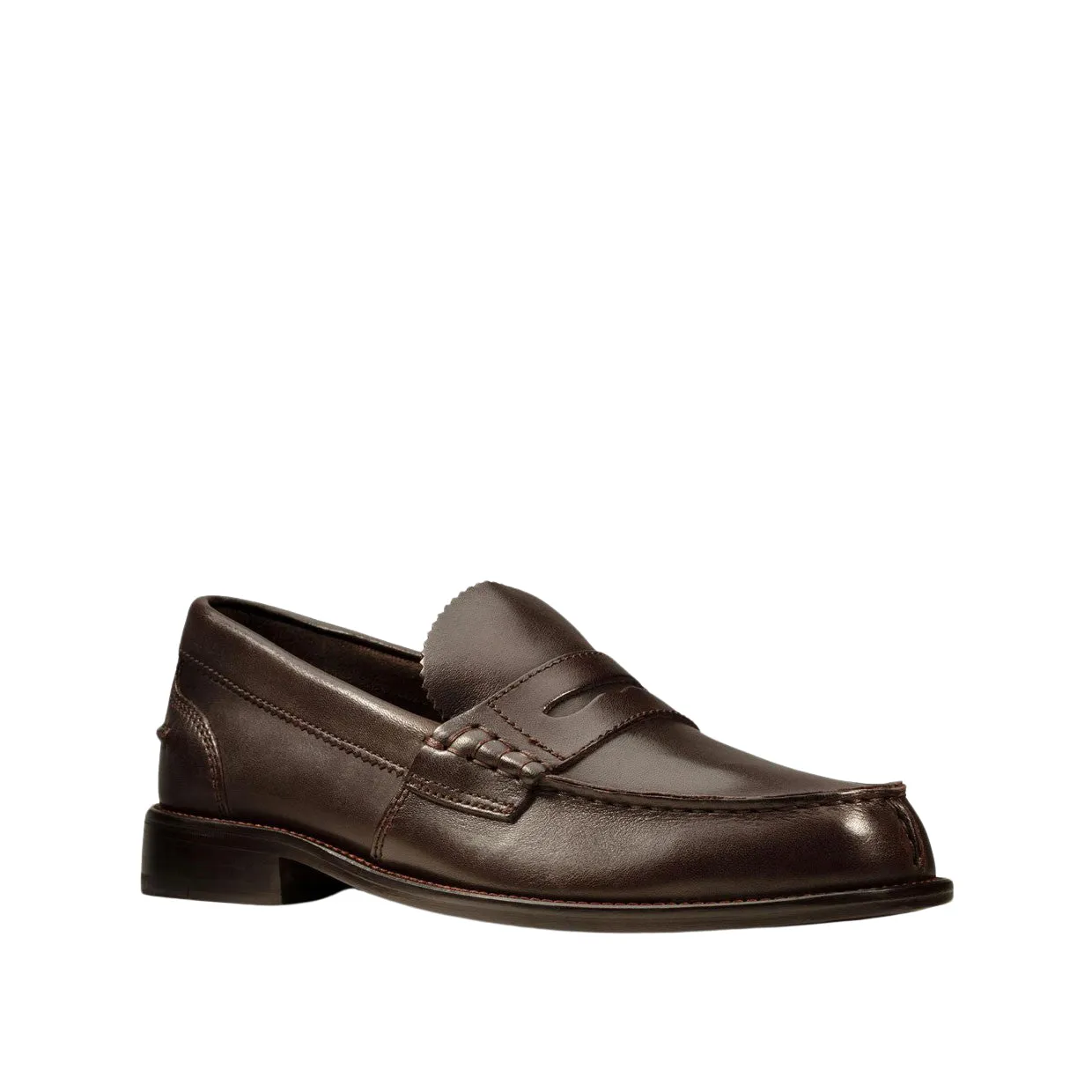 Mocassini Uomo Clarks Beary Loafer Marrone Scuro