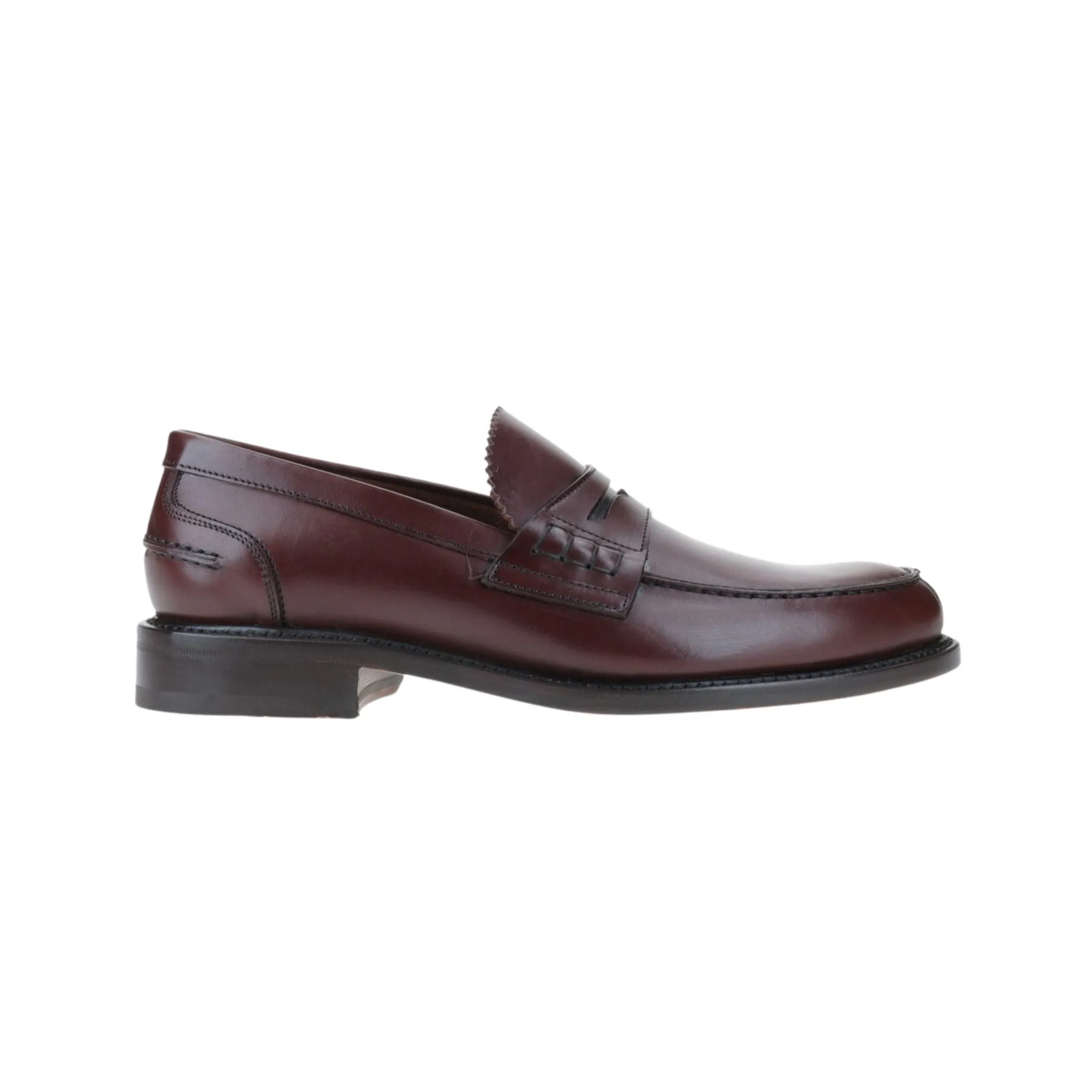 Mocassini Uomo Marrone in pelle lucida