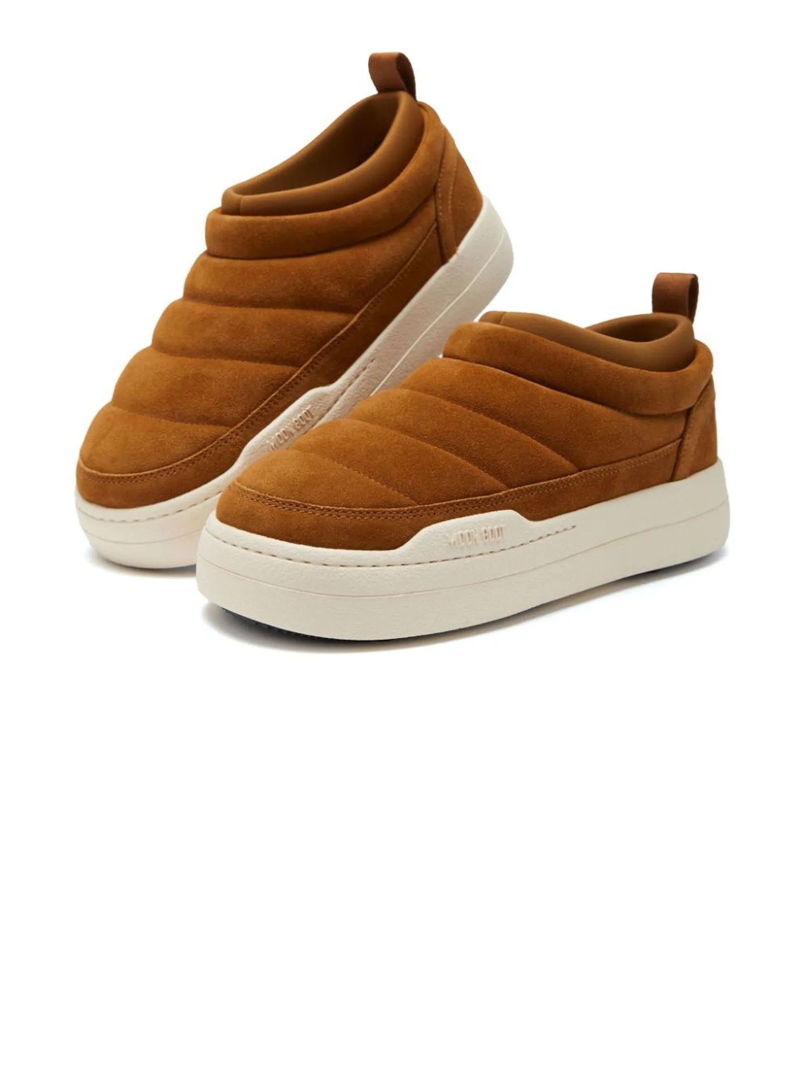 MOON BOOT Calzature,Stivaletti Sneakers Park in camoscio cognac 