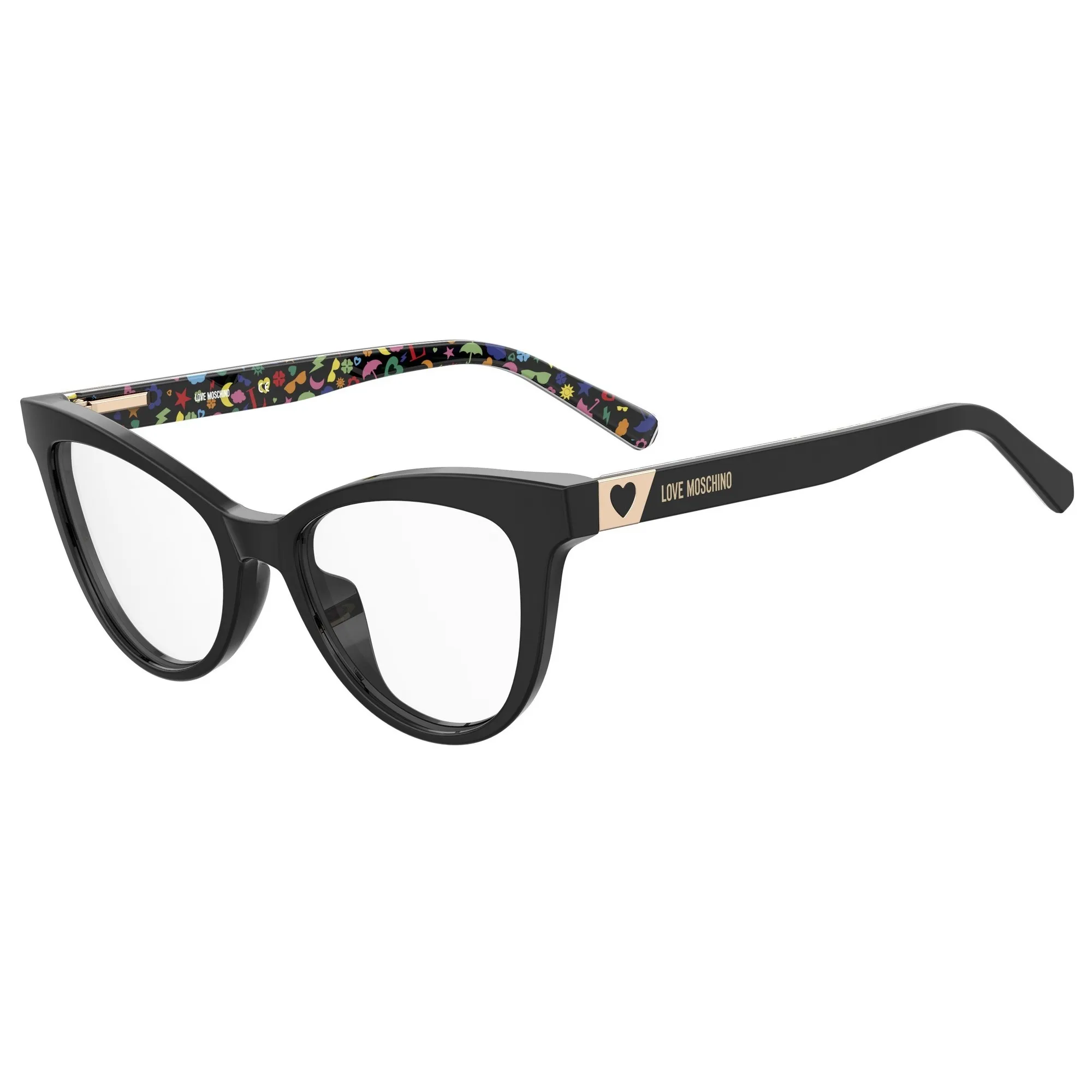   Moschino Love MOL576 - 807 Black | Occhiale Da Vista Donna 
