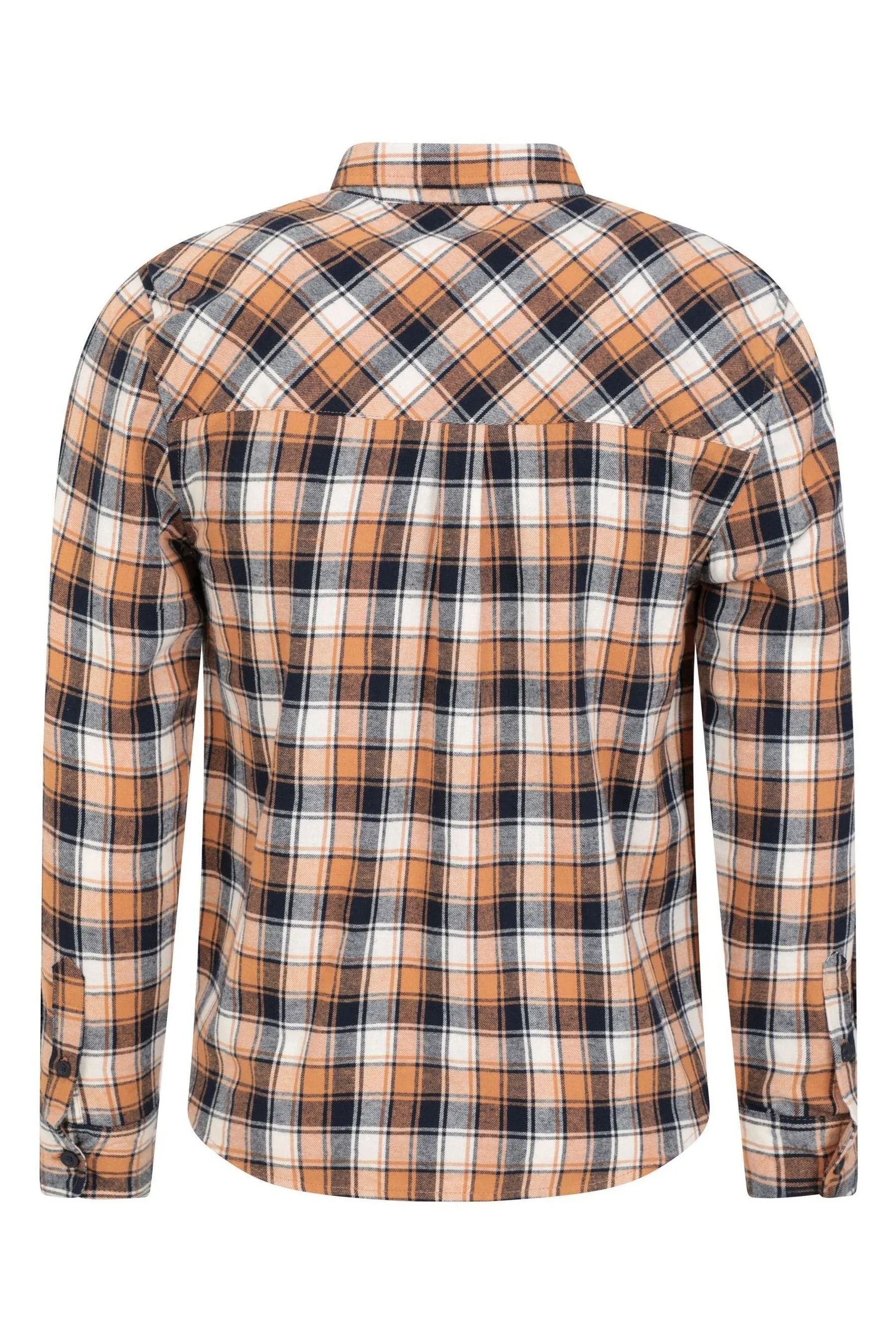Mountain Warehouse Camicia Uomo Trace Flannel 100% Cotone Manica lunga    