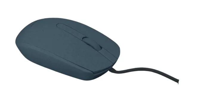Mouse Ottico Standard Blu USB Cablato Ceratech, pulsanti 3