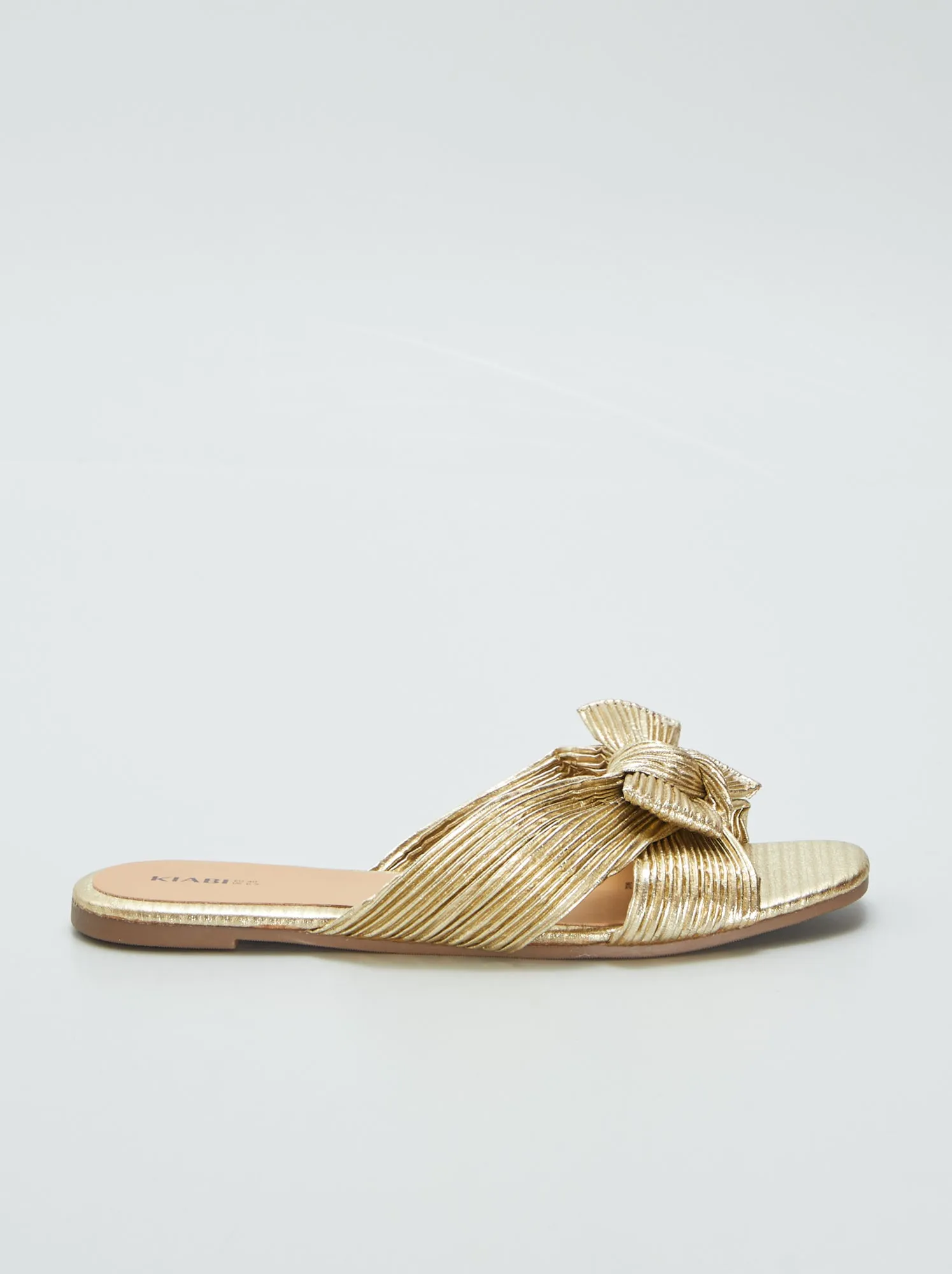 Mules con fiocco in raso - GIALLO