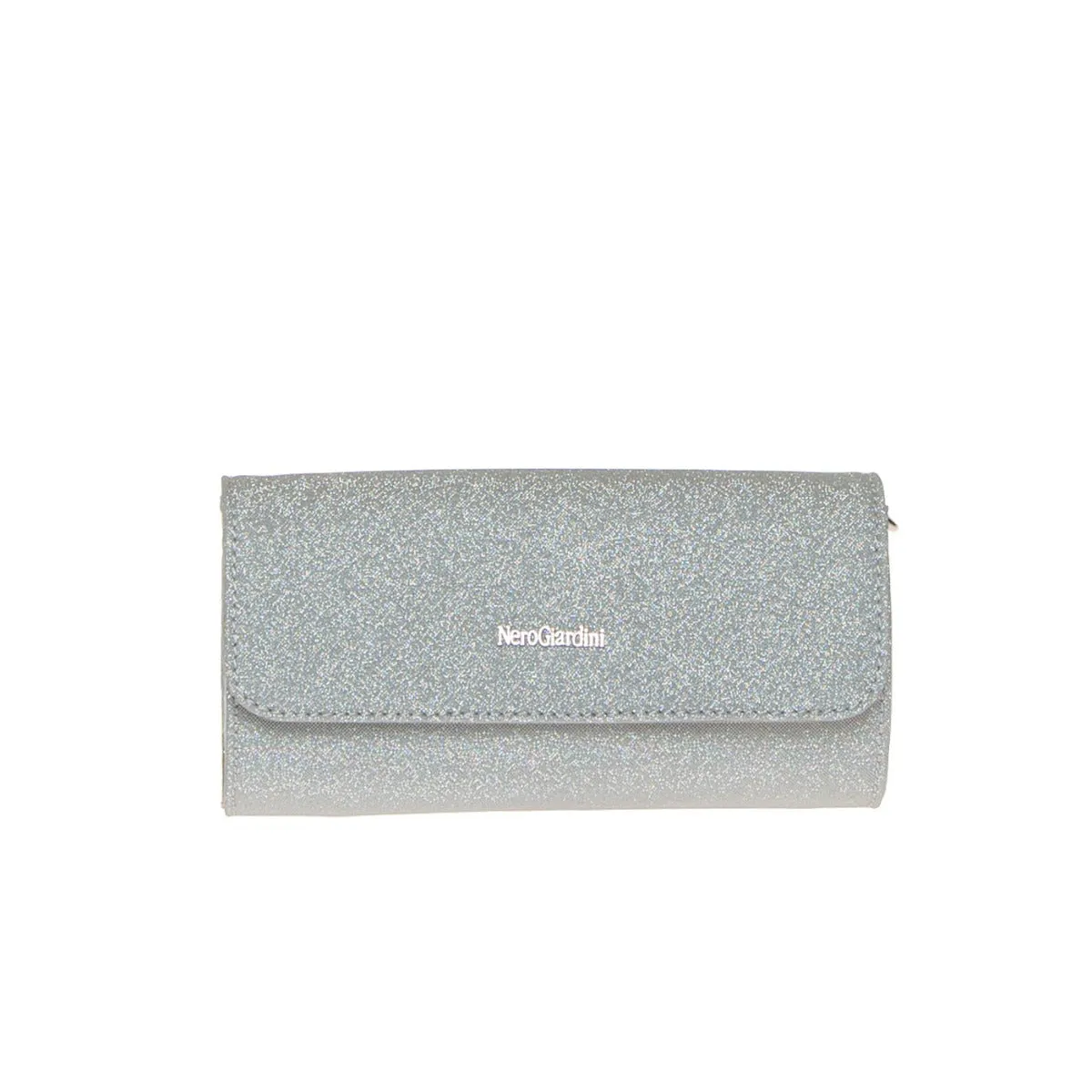 NERO GIARDINI E343007DE-700 POCHETTE BRILLANTINI ARGENTO  