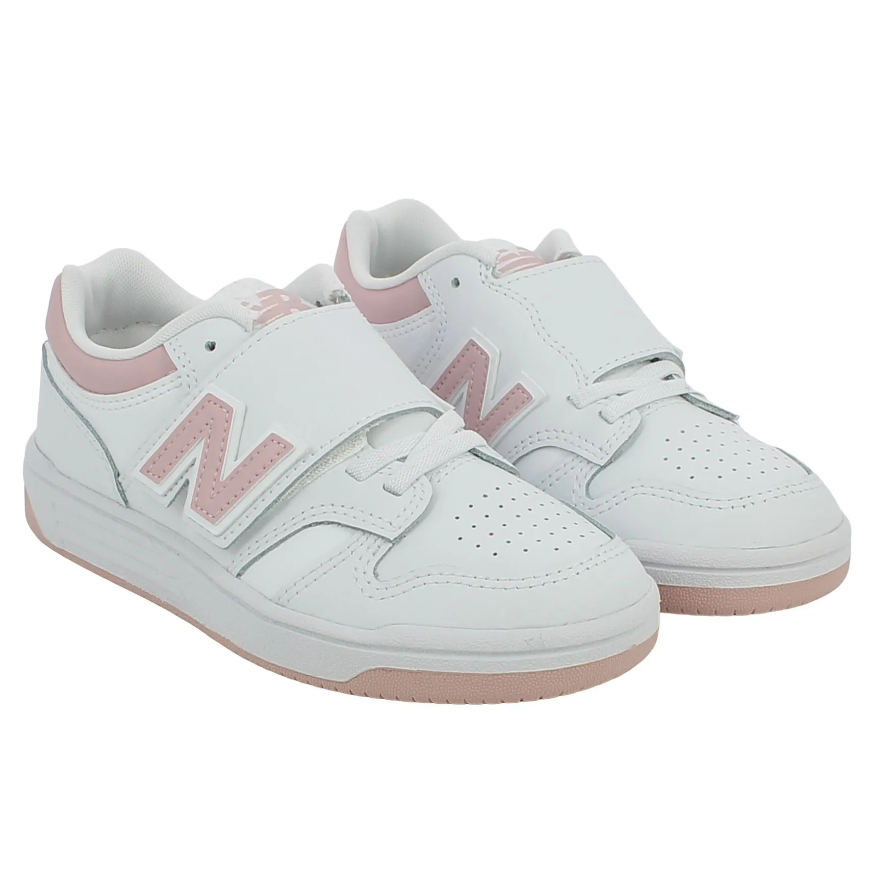 New Balance  Sneaker 480 con strappo White Pink 