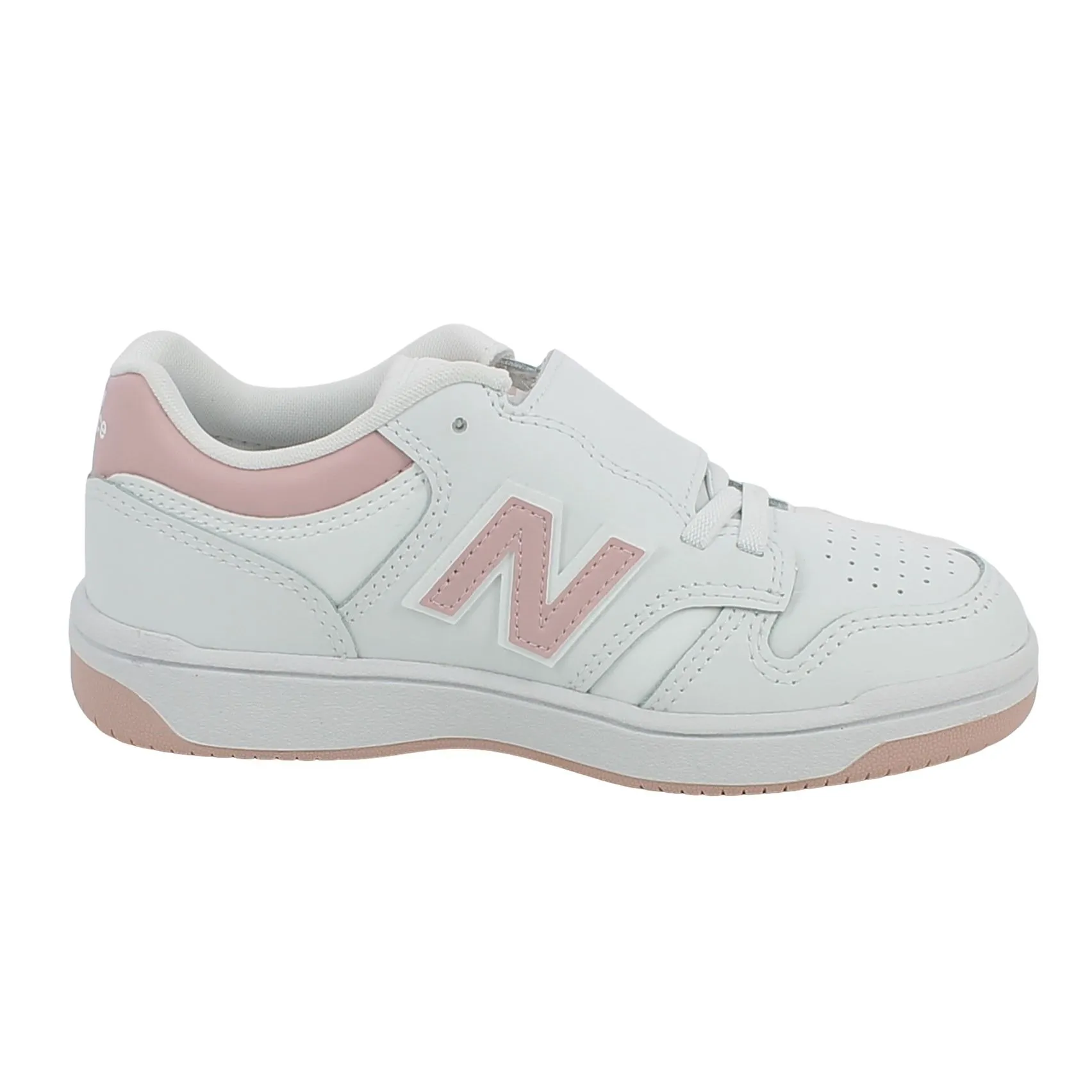New Balance  Sneaker 480 con strappo White Pink 