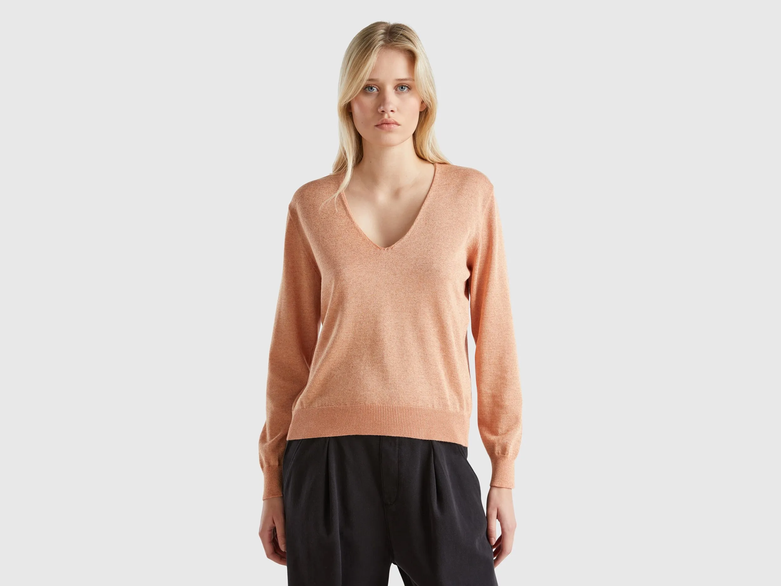 Nuovi arrivi Maglia con scollo a V e lurex