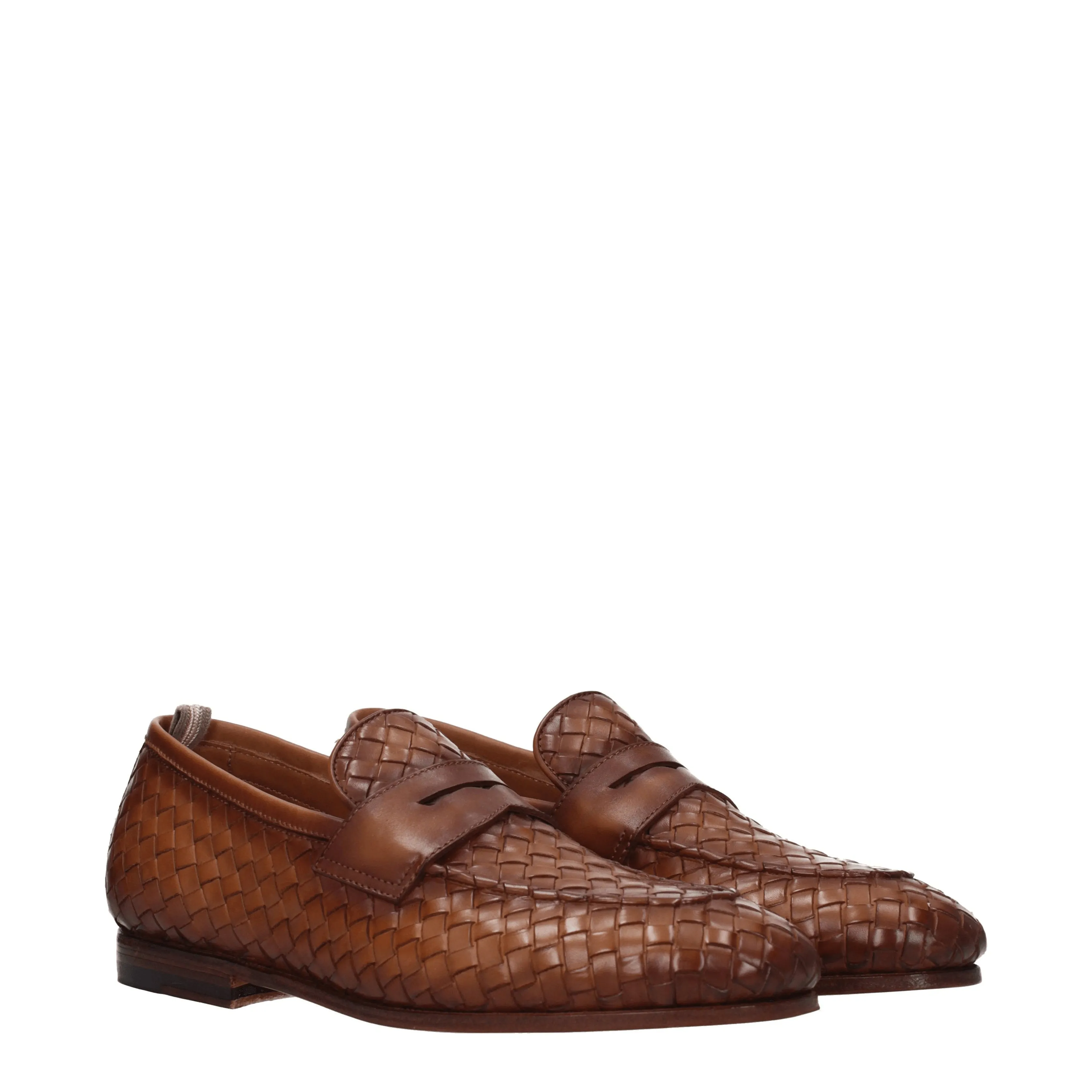 Officine Creative Mocassini Barona Uomo Pelle Marrone/Tan