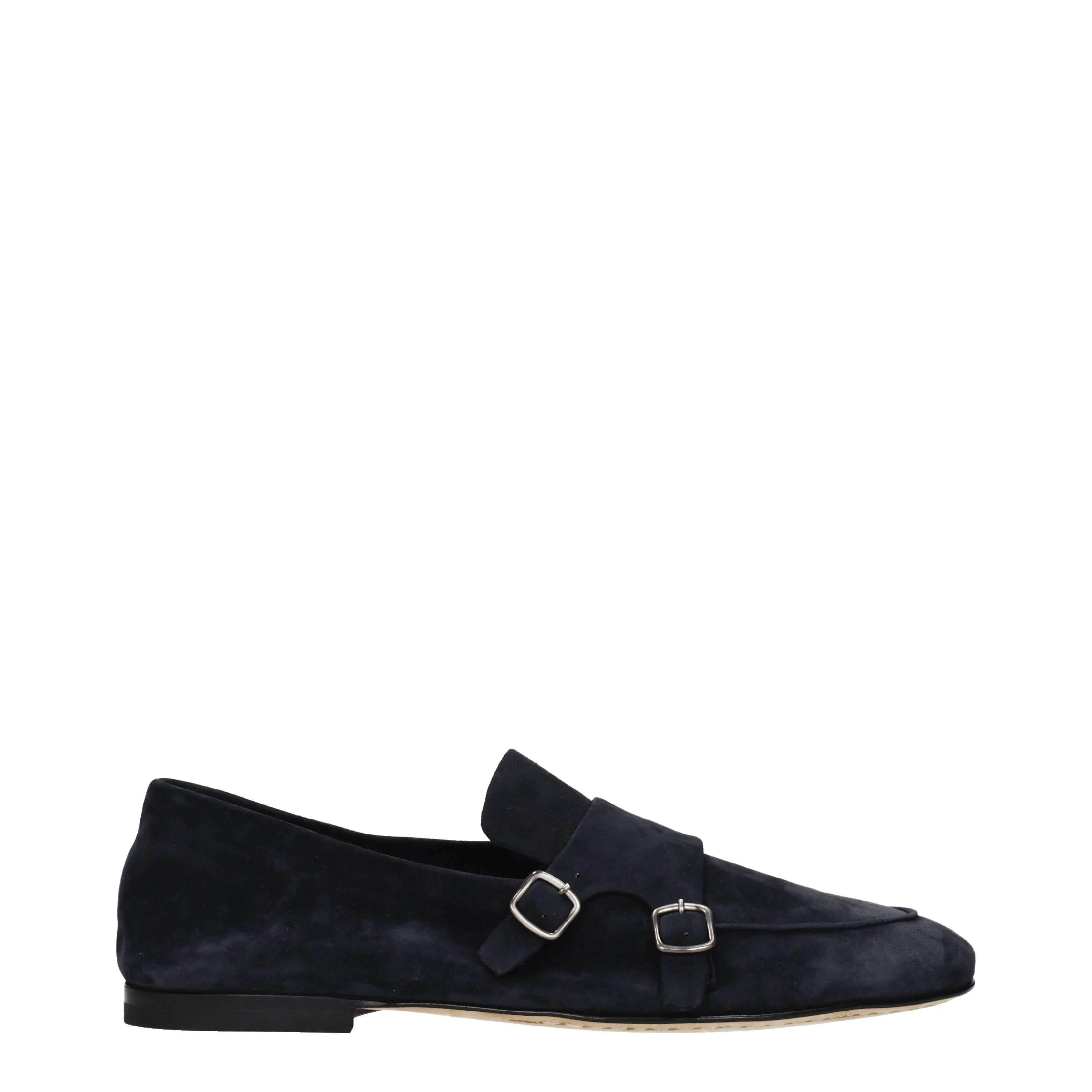 Officine Creative Mocassini Uomo Camoscio Blu/Blu Navy