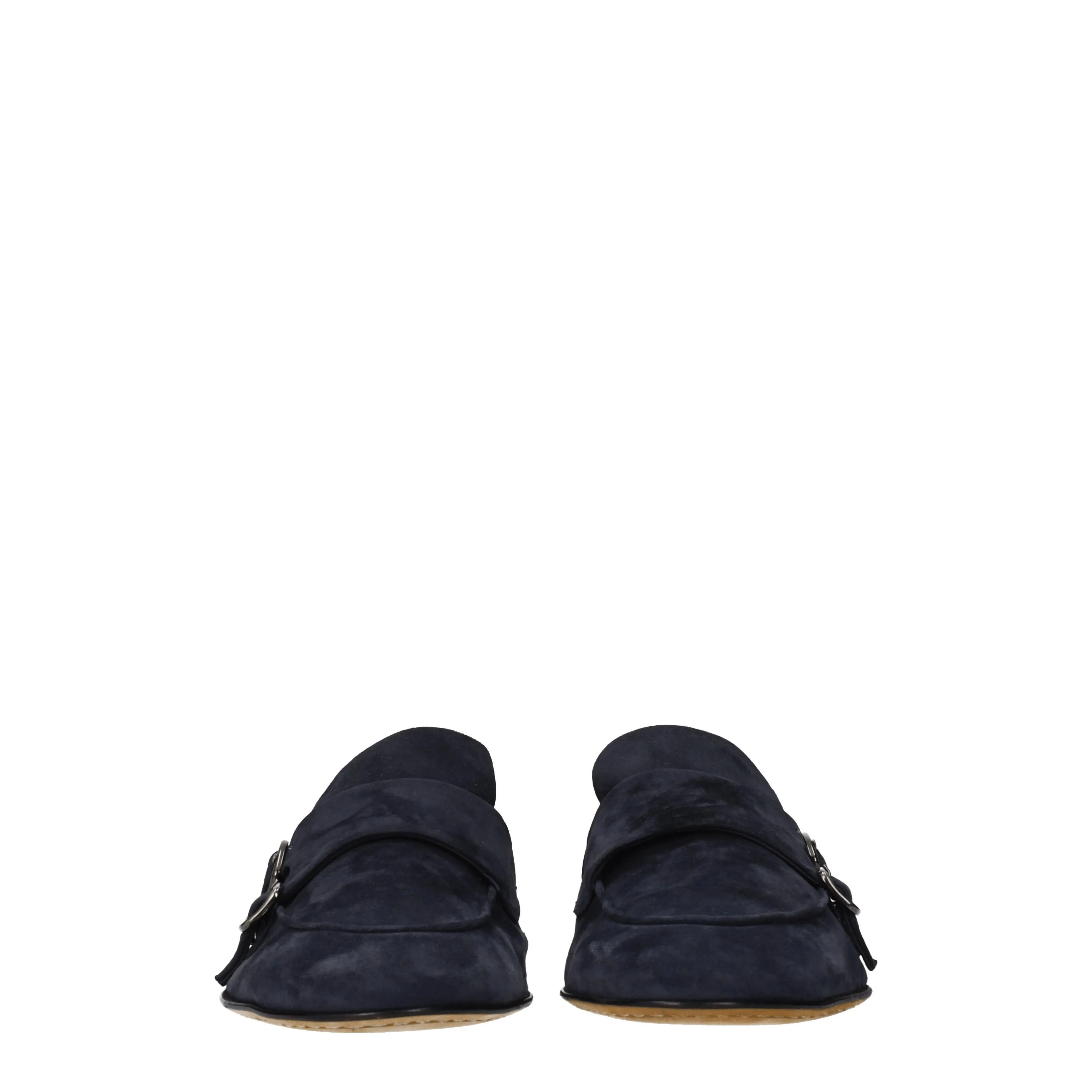 Officine Creative Mocassini Uomo Camoscio Blu/Blu Navy