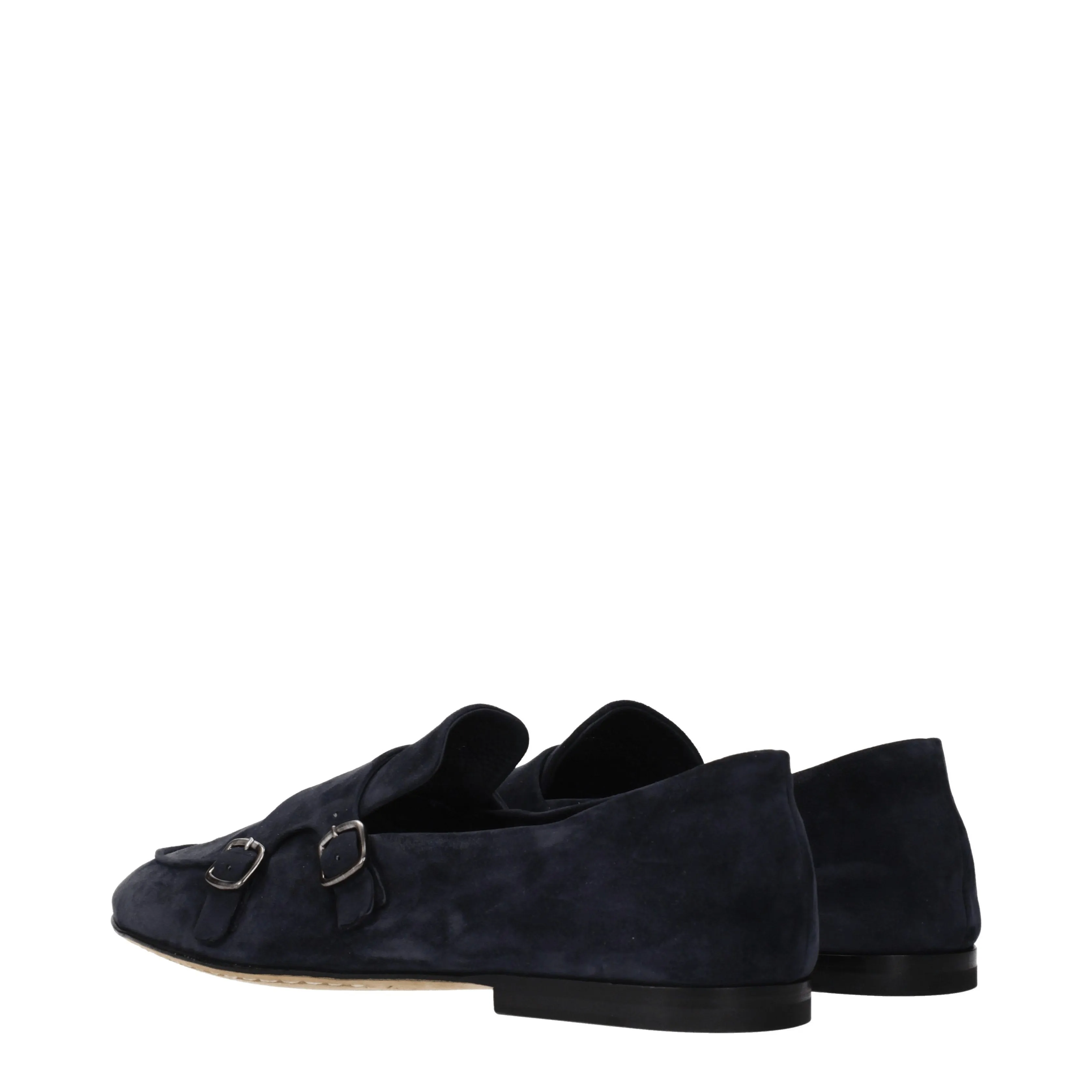 Officine Creative Mocassini Uomo Camoscio Blu/Blu Navy