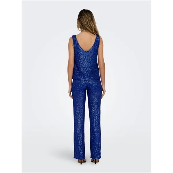 Only top elegante con paillettes