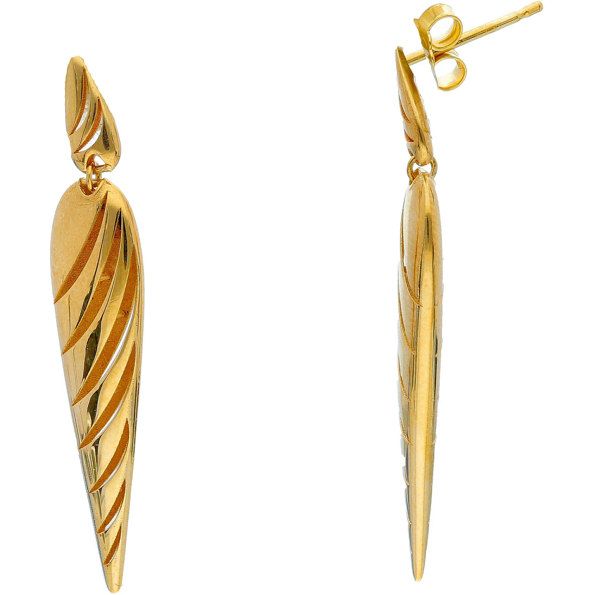 orecchini Pendente oro Giallo GioiaPura Oro 750