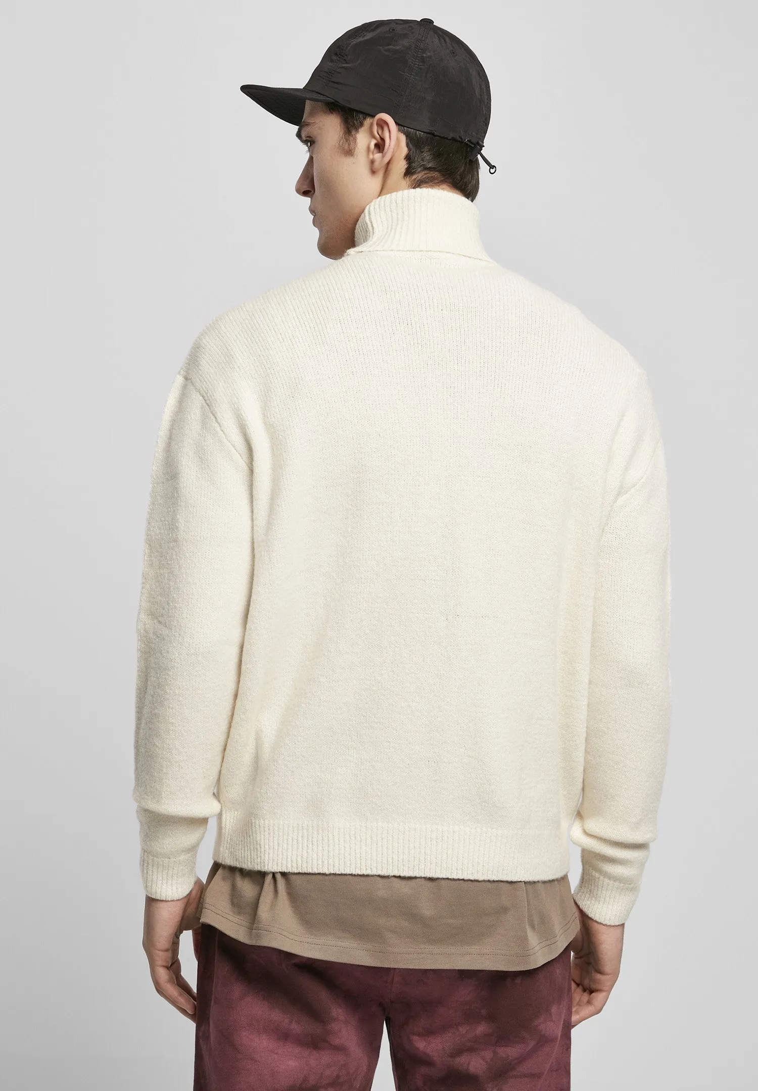 OVERSIZED ROLL NECK SWEATER - Maglione