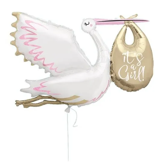 Palloncino cicogna girl 1,57 m
