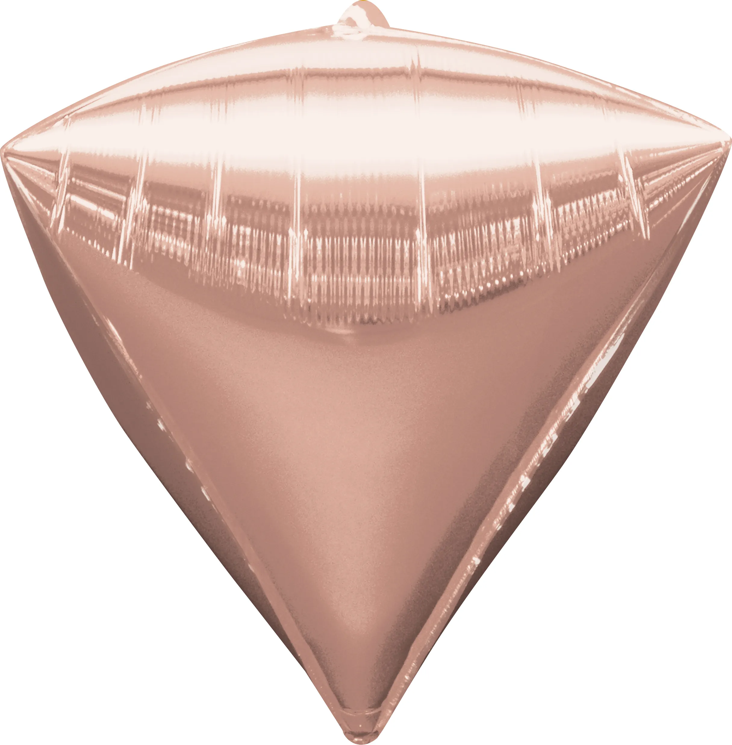 Palloncino con diamanti in oro rosa 38 x 43 cm
