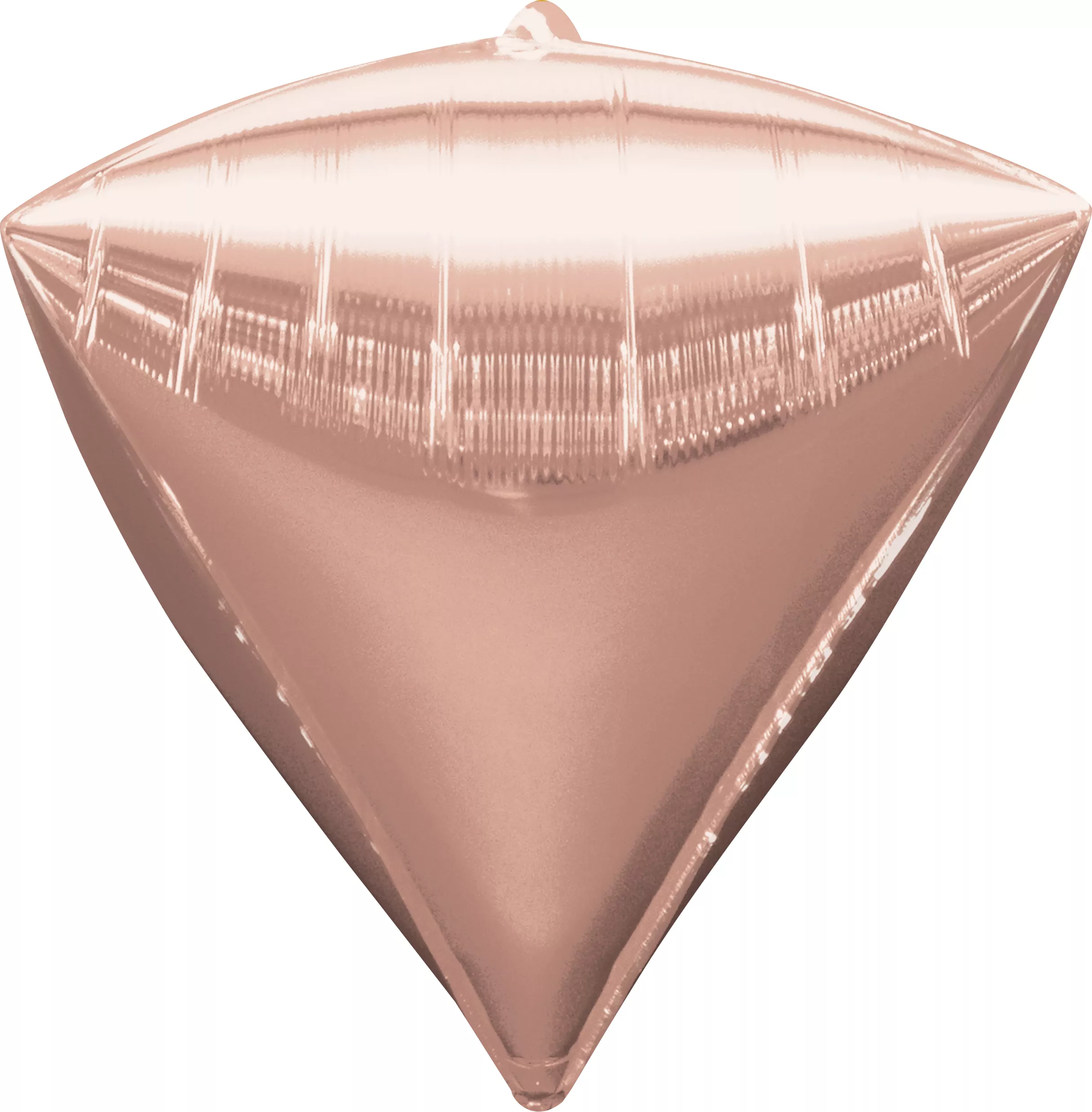 Palloncino con diamanti in oro rosa 38 x 43 cm
